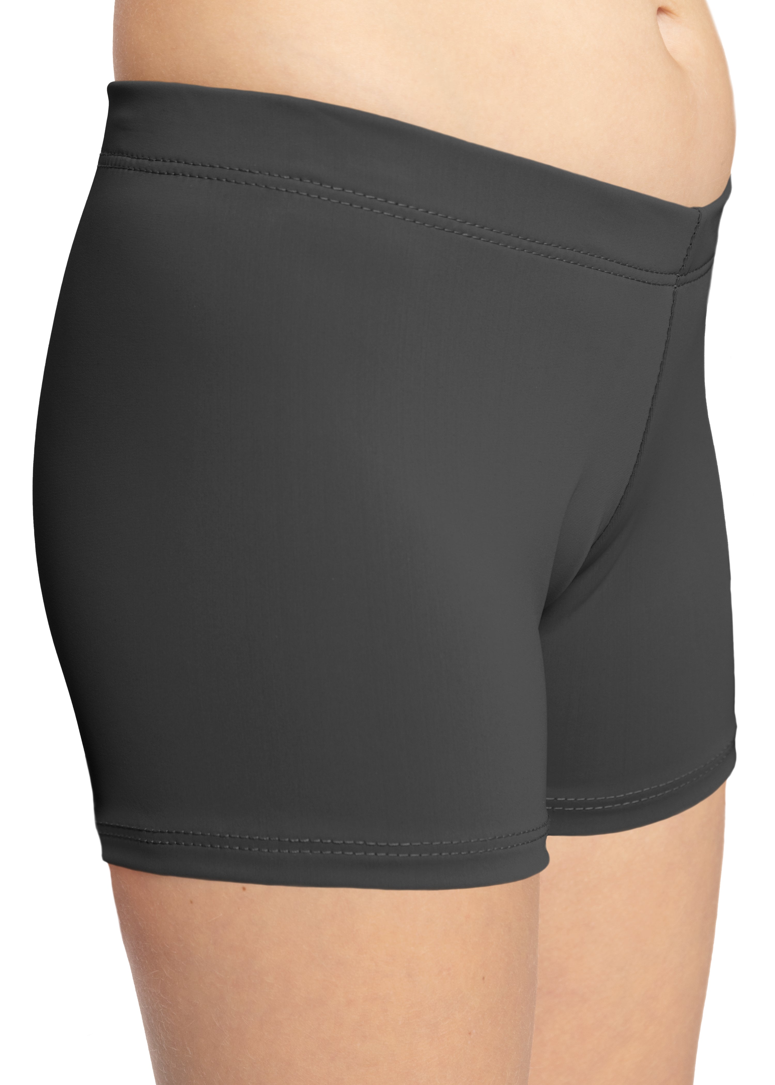 Girl's Nylon Spandex Stretch Booty Shorts