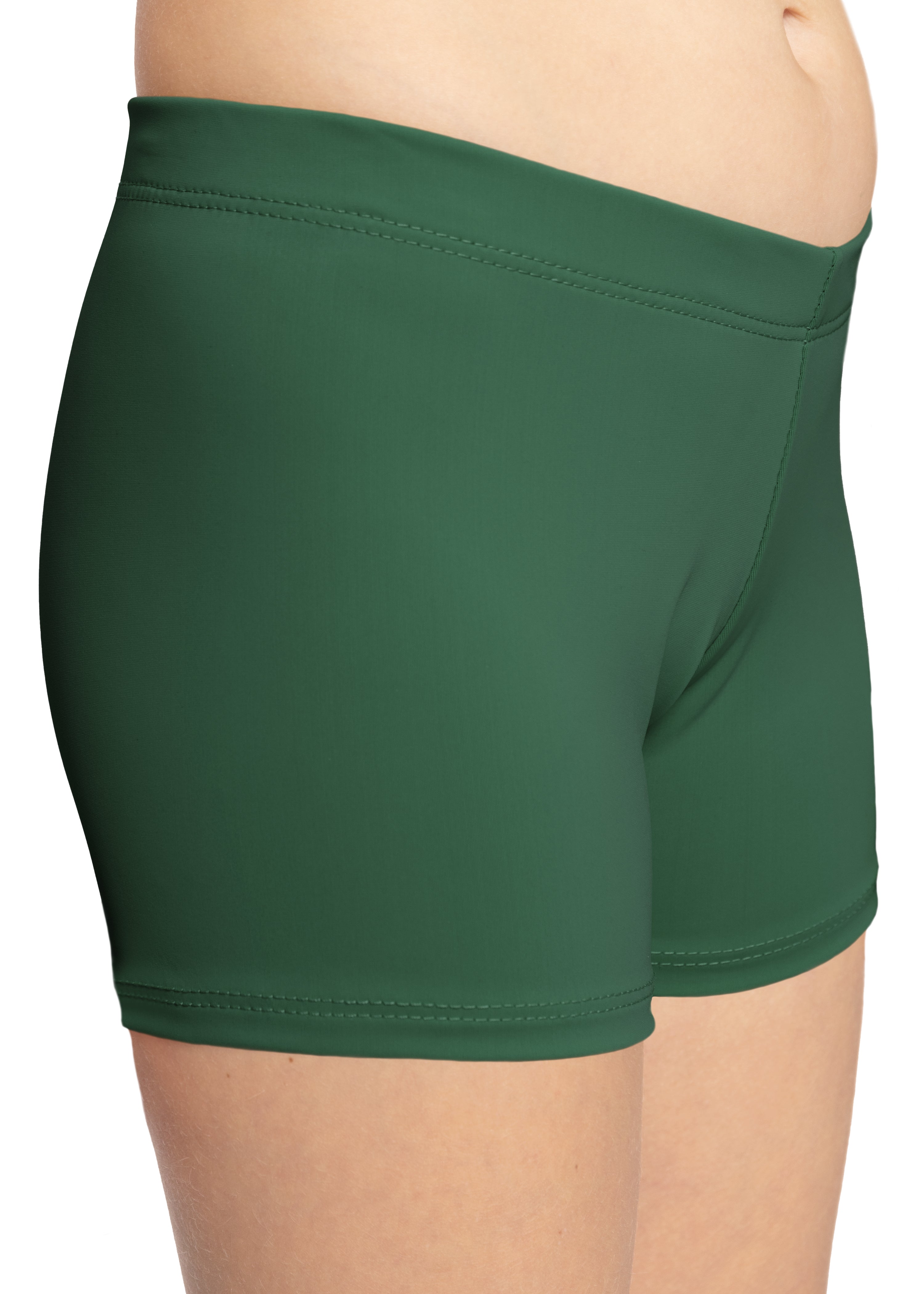 Girl's Nylon Spandex Stretch Booty Shorts