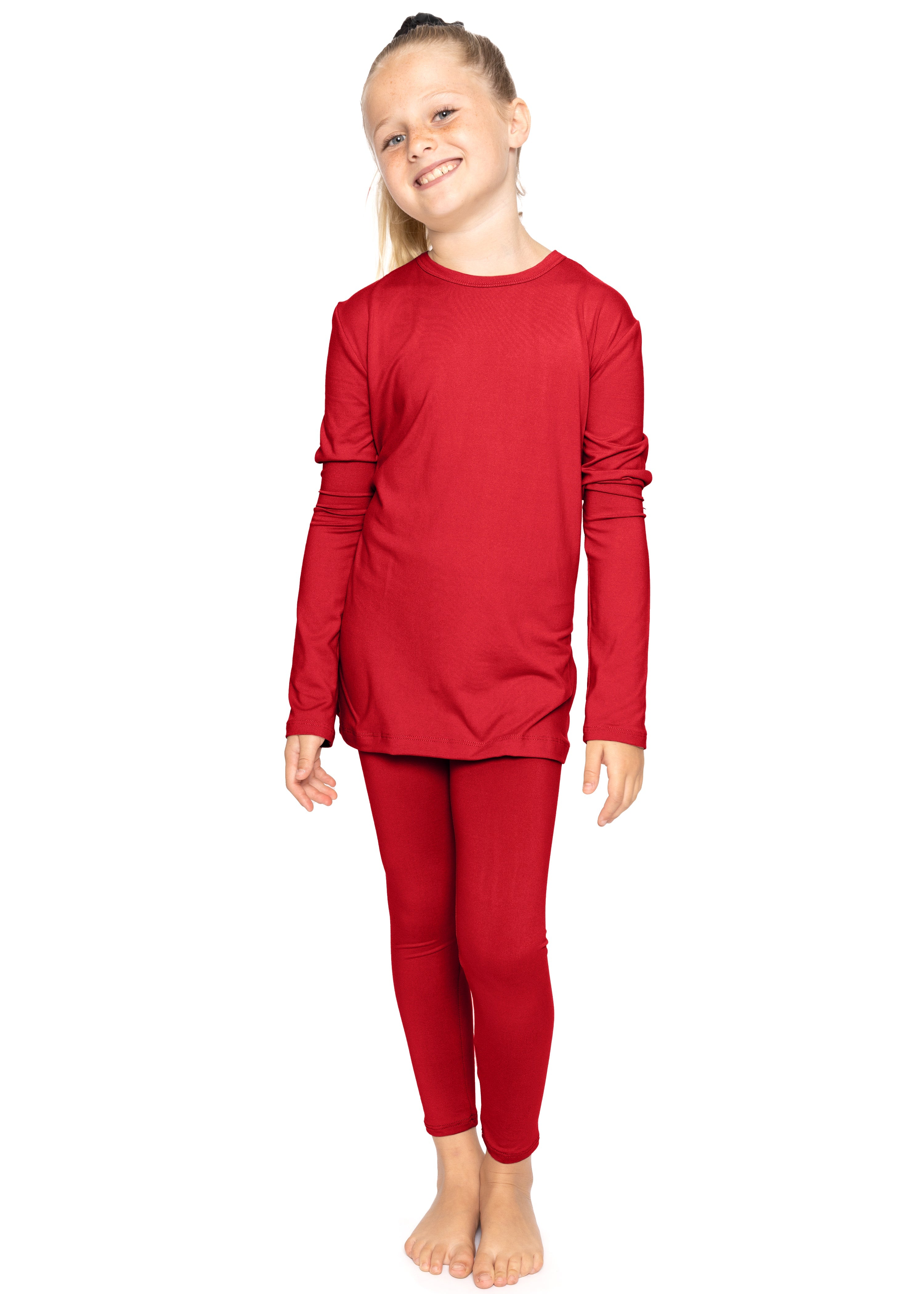 Oh So Soft Youth Girl's Long Sleeve Crew and Leggings Set, Includes Top and Bottom More Colors!