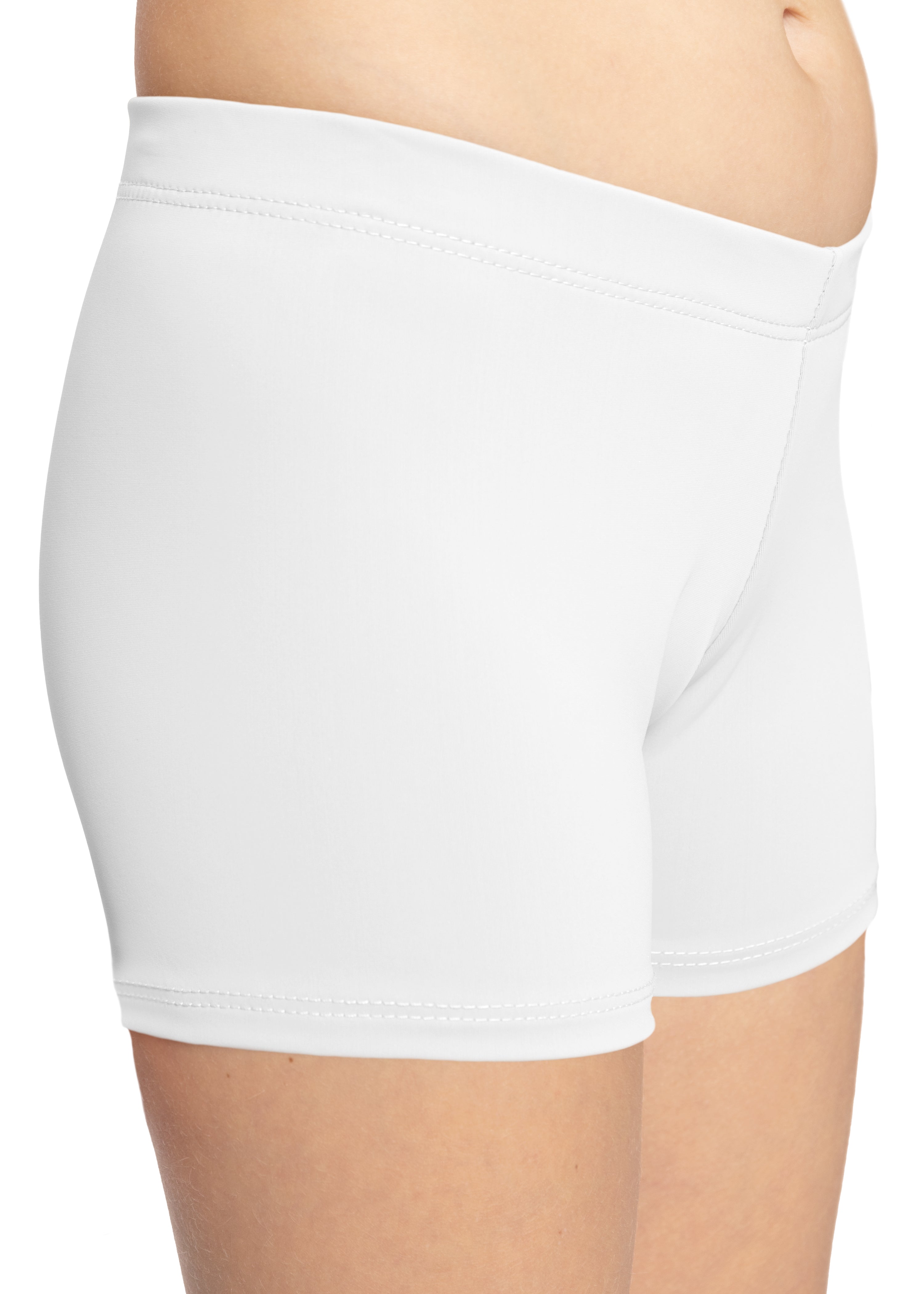 Girl's Nylon Spandex Stretch Booty Shorts