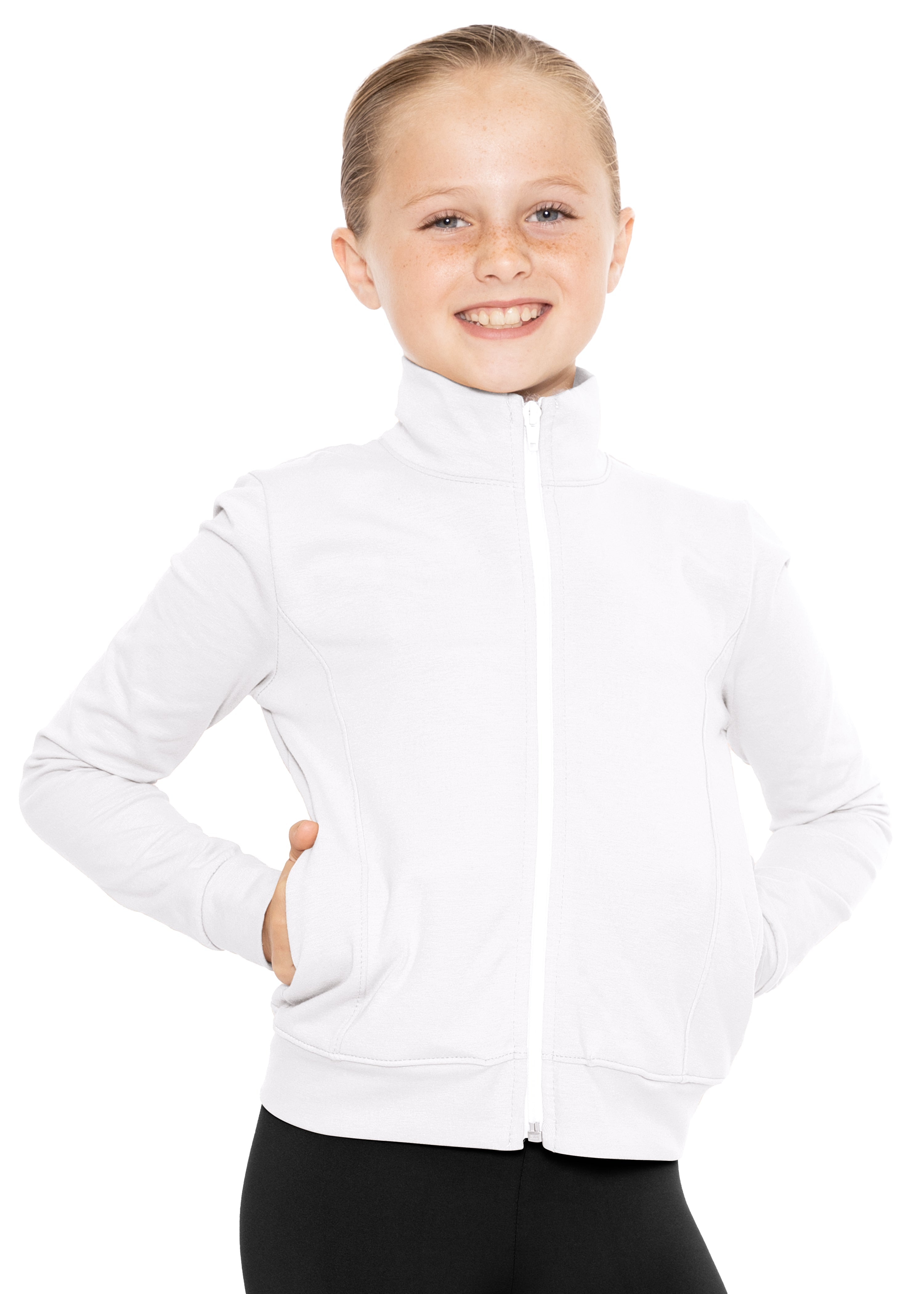 Girl's Dance Cheer Cotton Warm Up Jacket
