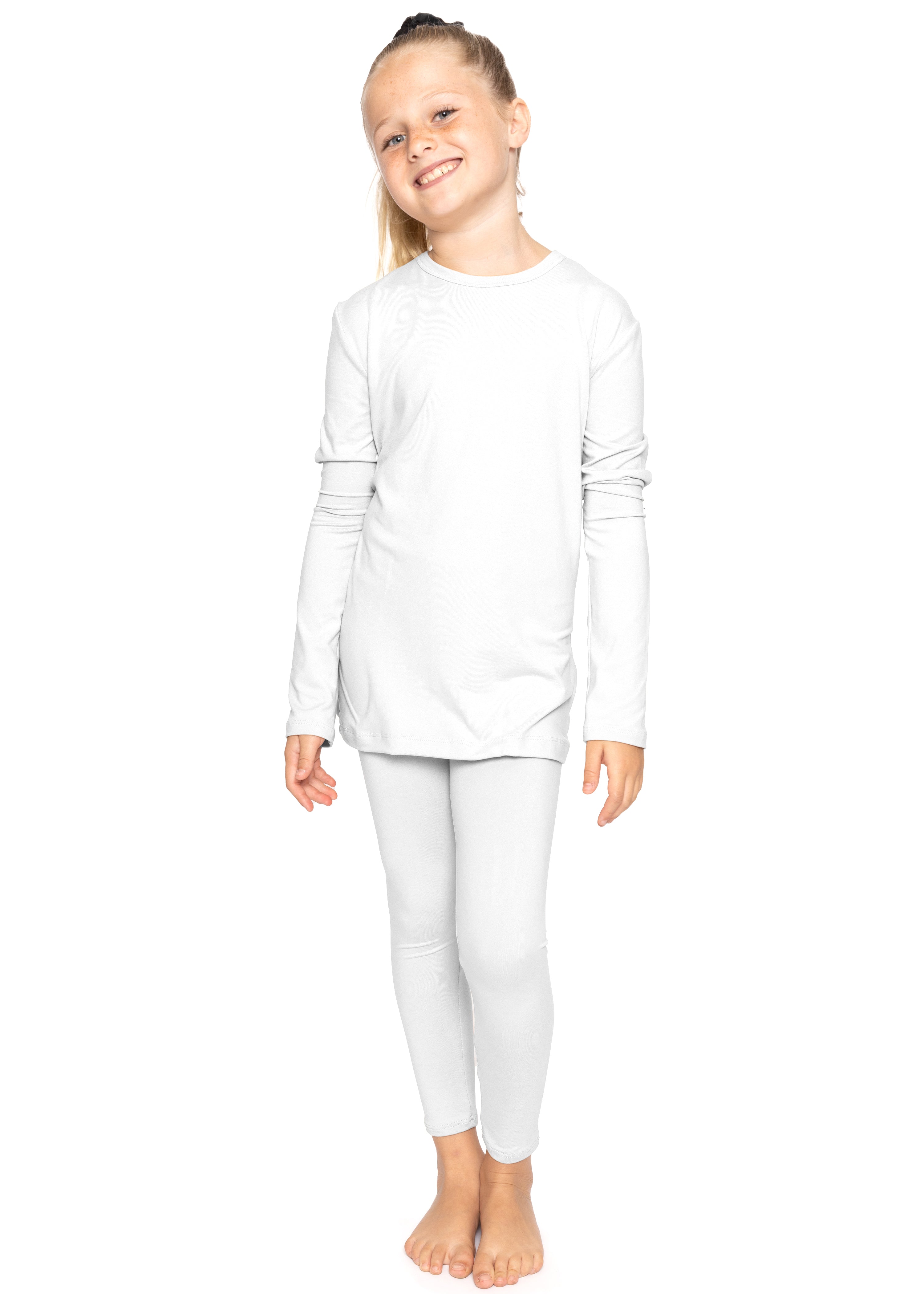 Oh So Soft Youth Girl's Long Sleeve Crew and Leggings Set, Includes Top and Bottom More Colors!