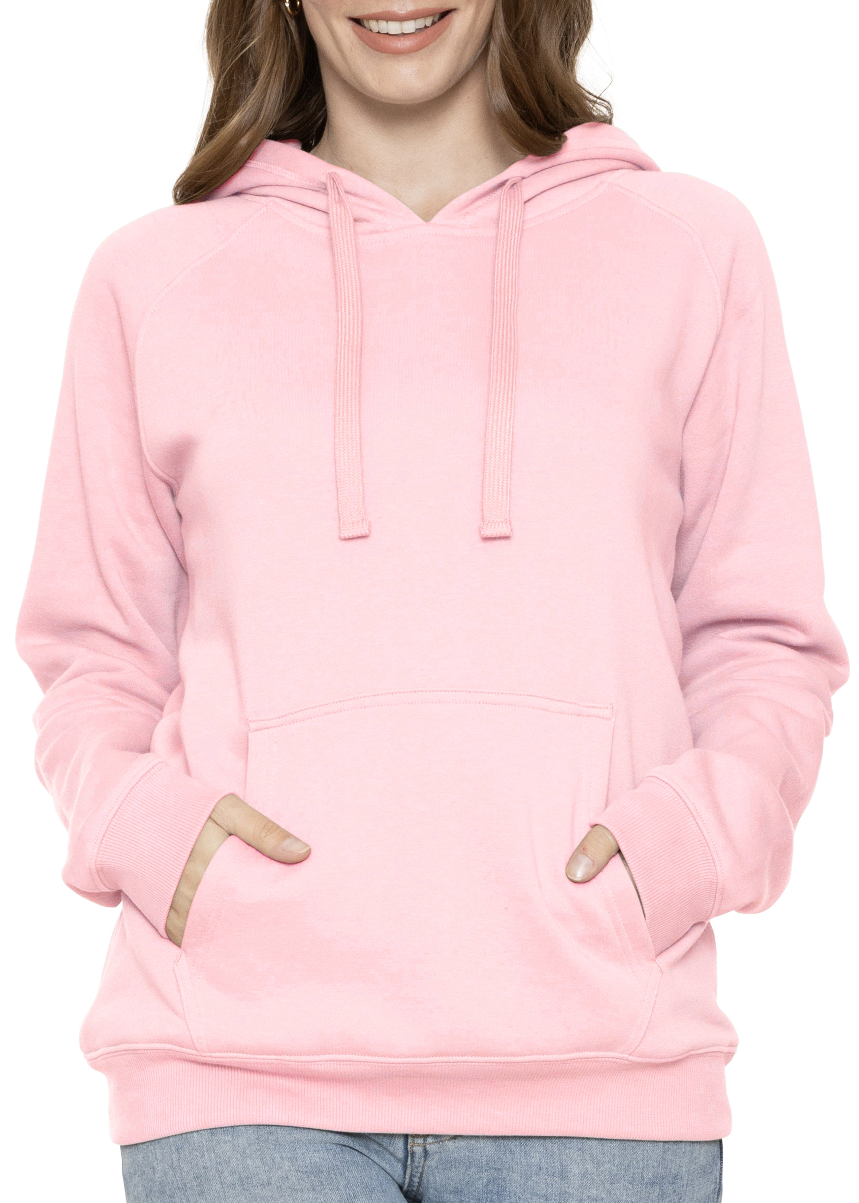 Women's and Plus Size Soft Hoodie with Extra Side Seam Zippered Pocket | Cozy and Functional | Small - 3X