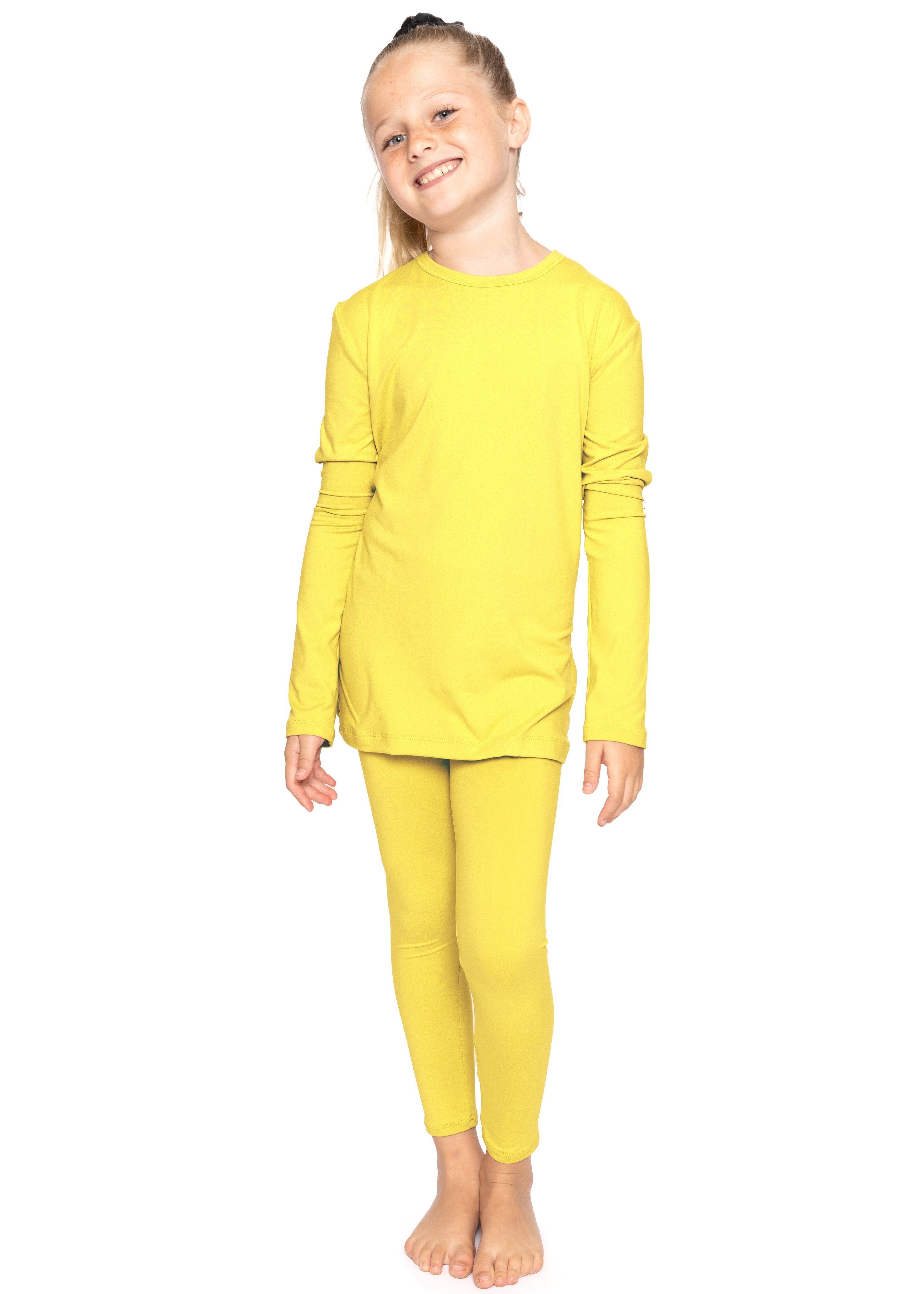 Oh So Soft Youth Girl's Long Sleeve Crew and Leggings Set, Includes Top and Bottom More Colors!