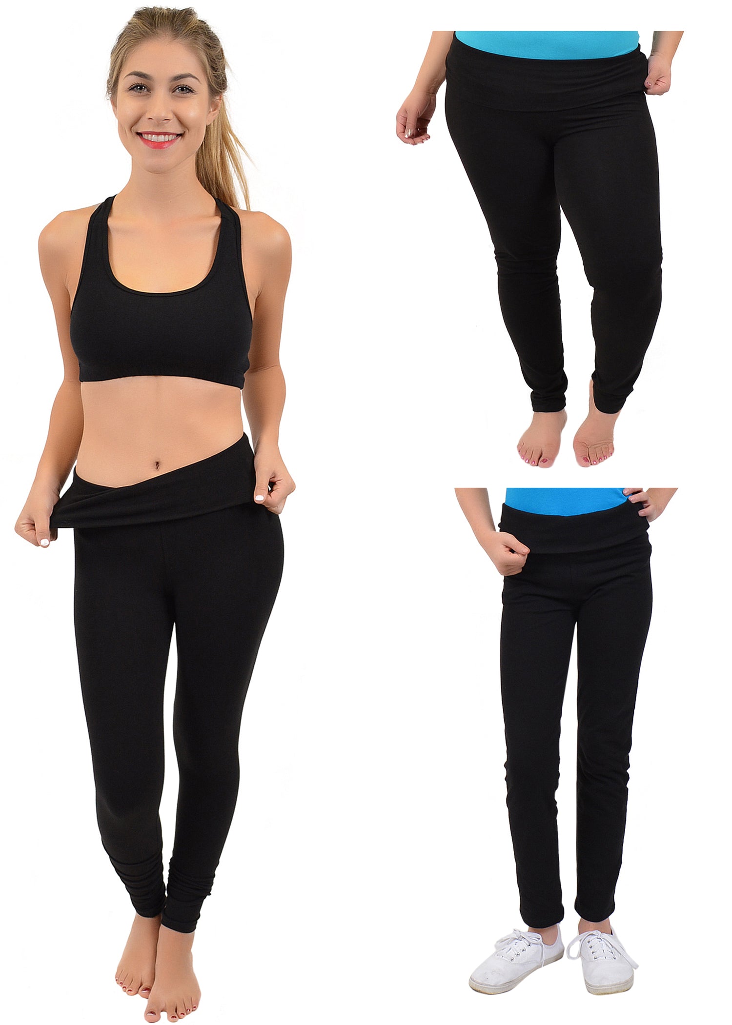 Teamwear Foldover Feelin Flexible Leggings