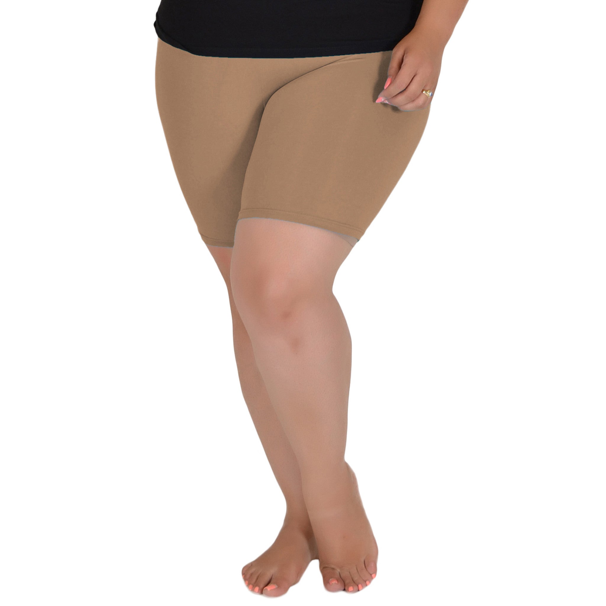Teamwear Cotton Biker Shorts 1