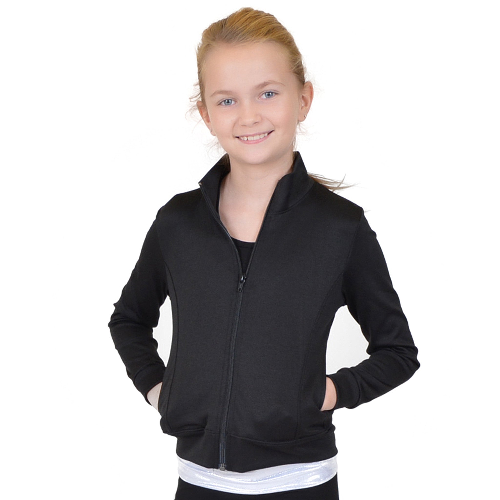 Teamwear Techno Poly/Spandex Cadet Warm Up Jacket