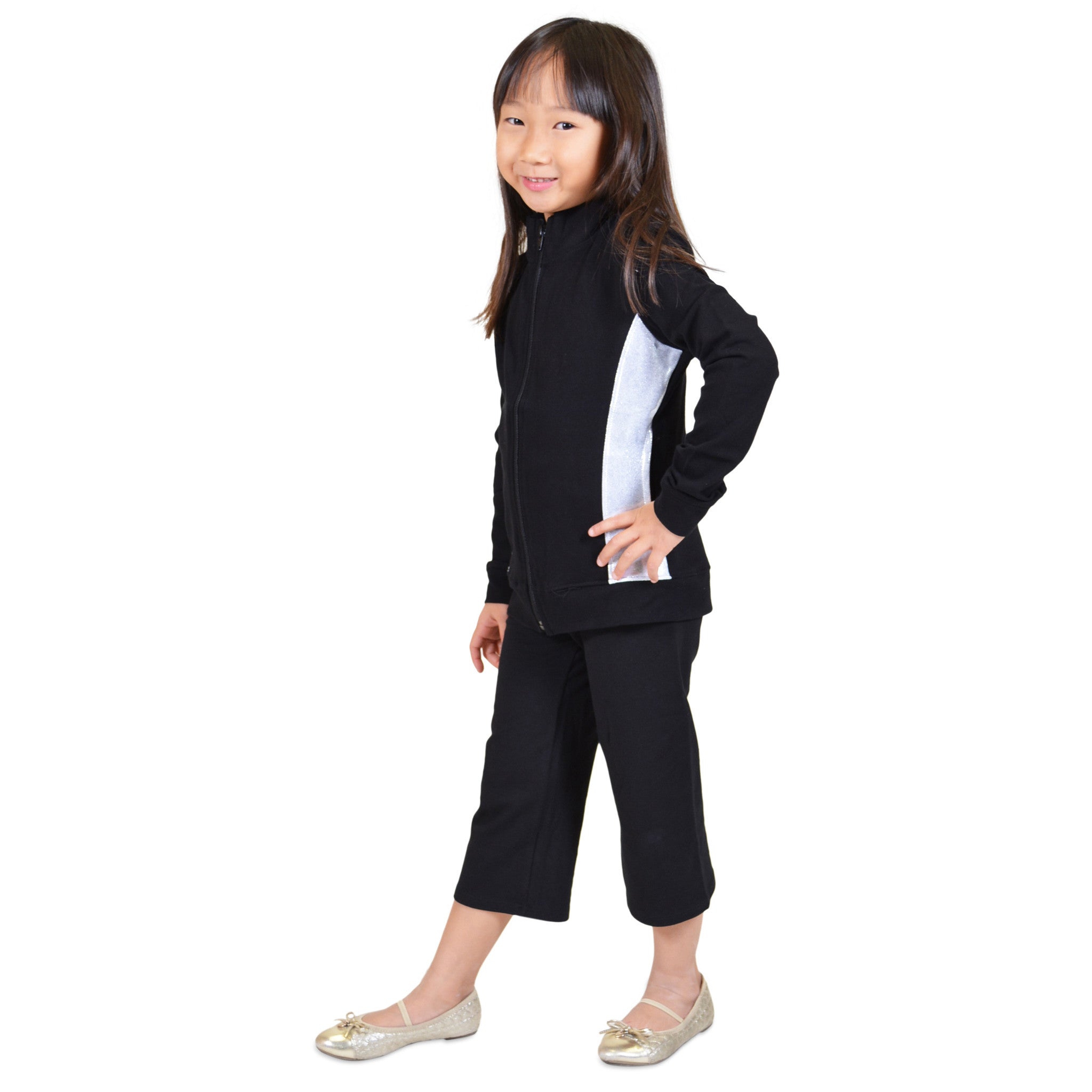 Teamwear Silver Slit Cadet Warmup Jacket