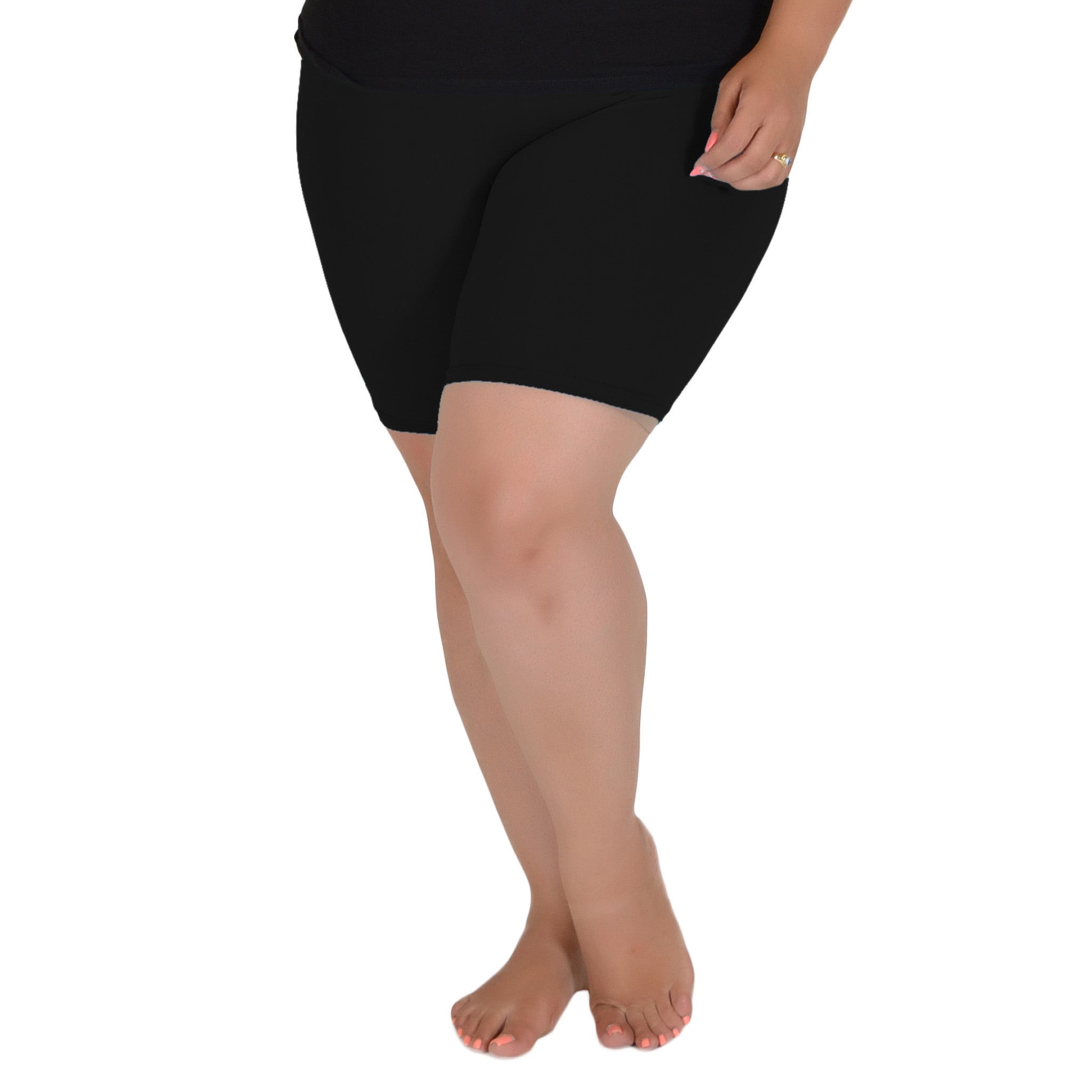 Teamwear Cotton Biker Shorts 1