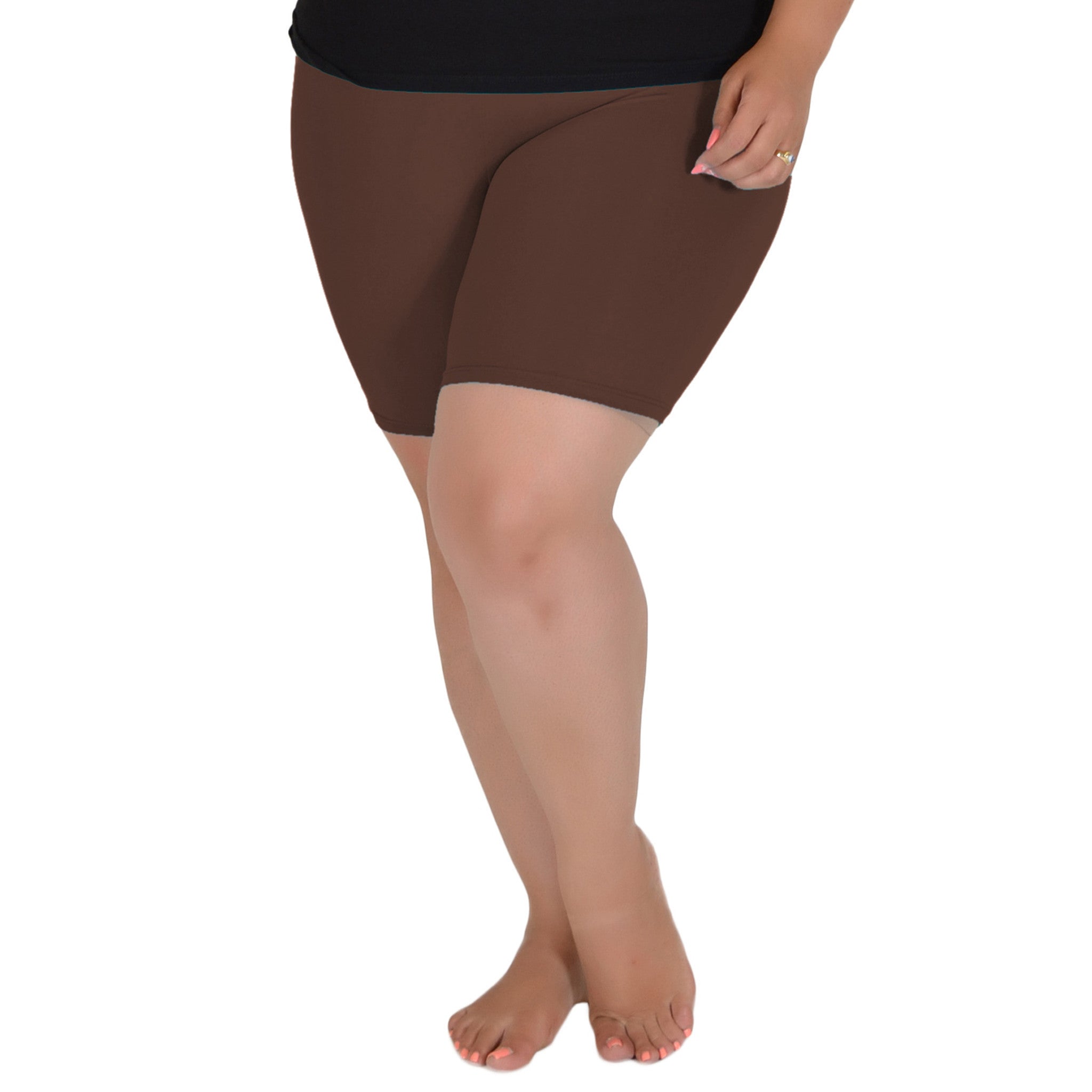 Teamwear Cotton Biker Shorts 1