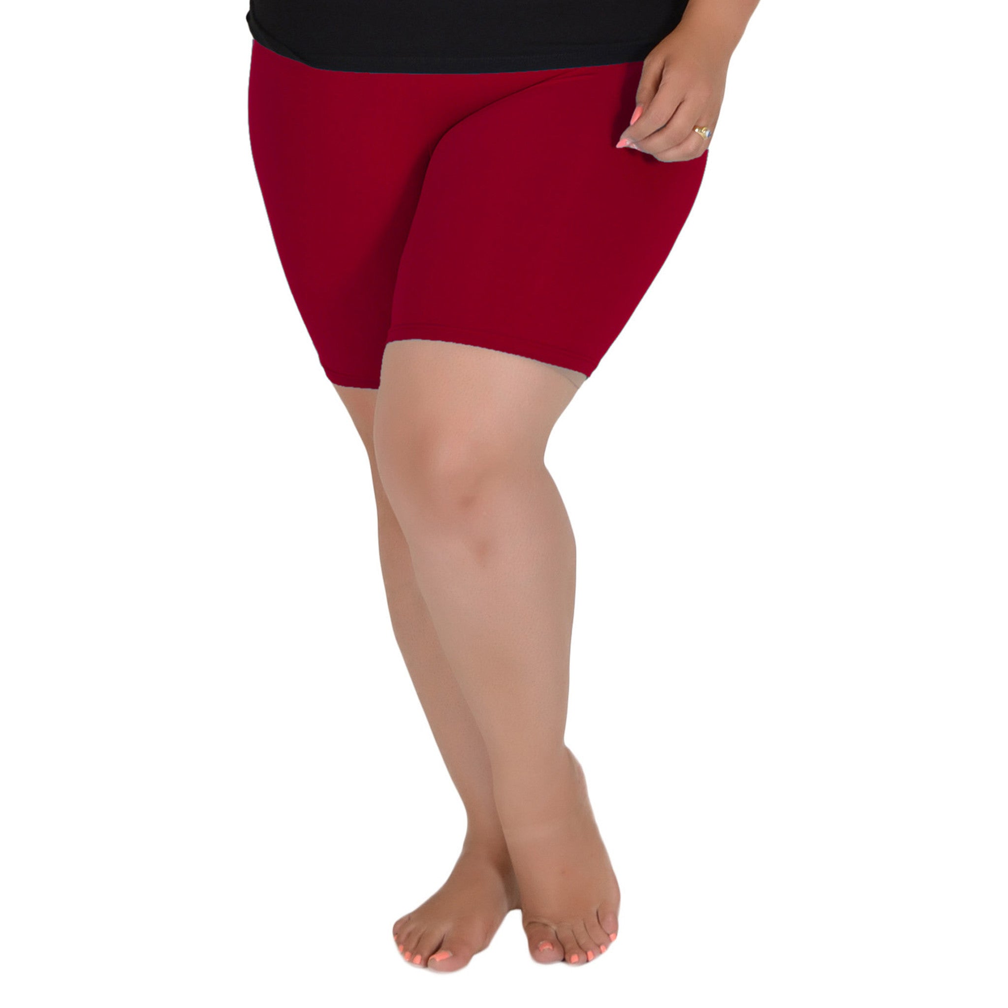Teamwear Cotton Biker Shorts 1