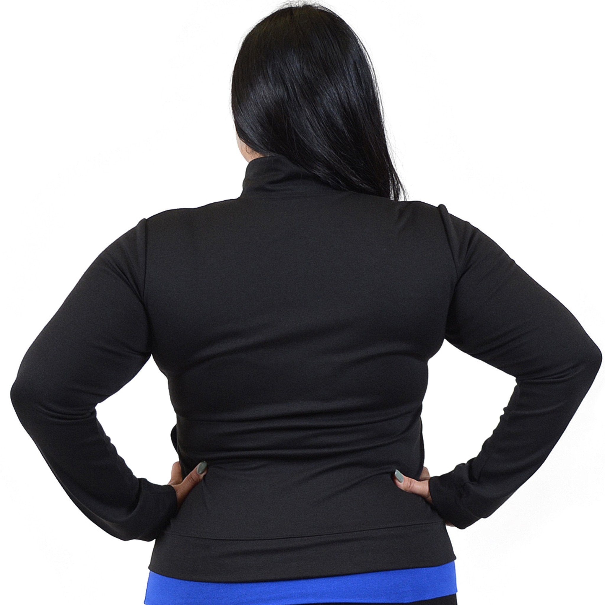 Teamwear Techno Poly/Spandex Cadet Warm Up Jacket