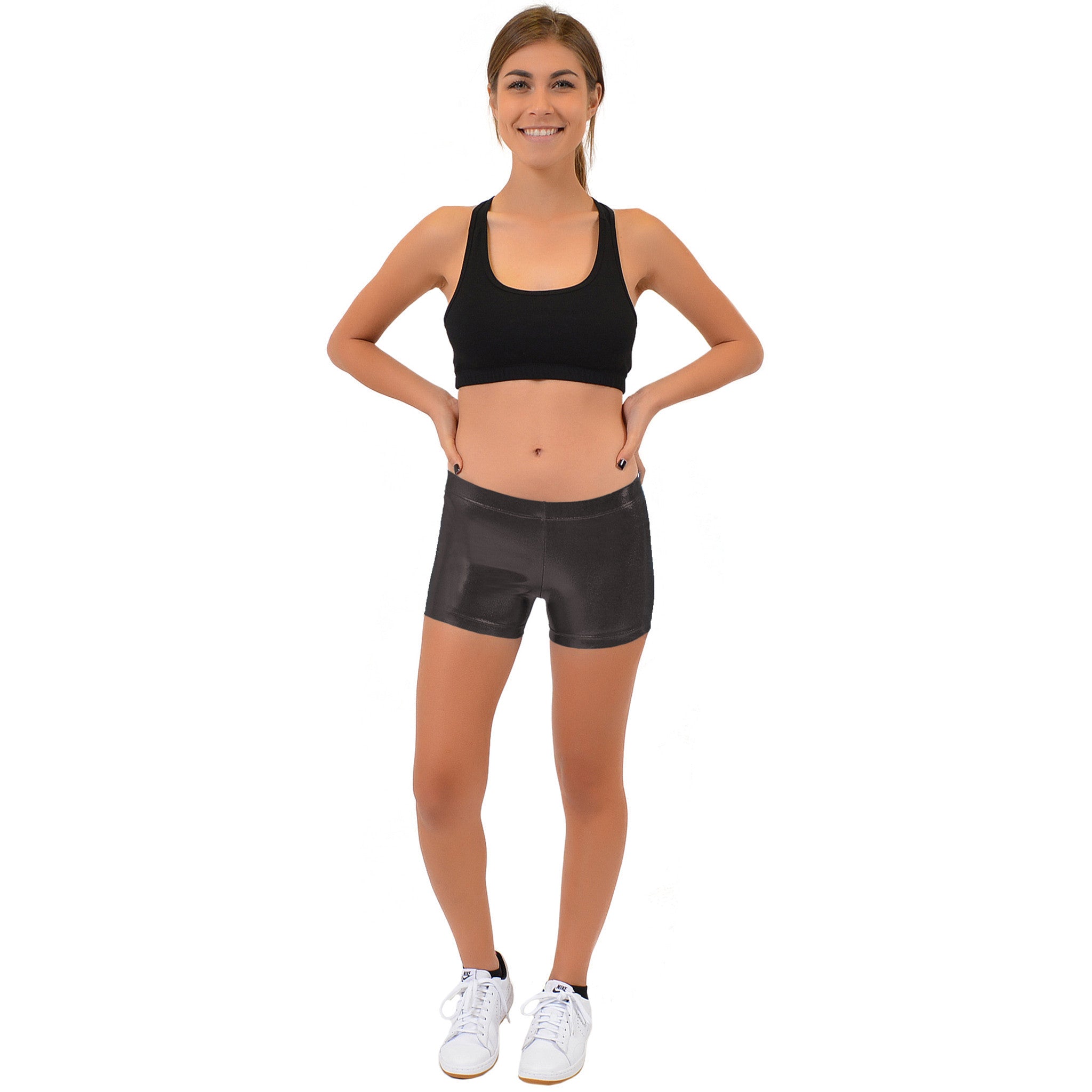 Teamwear Mystique Metallic Booty Shorts