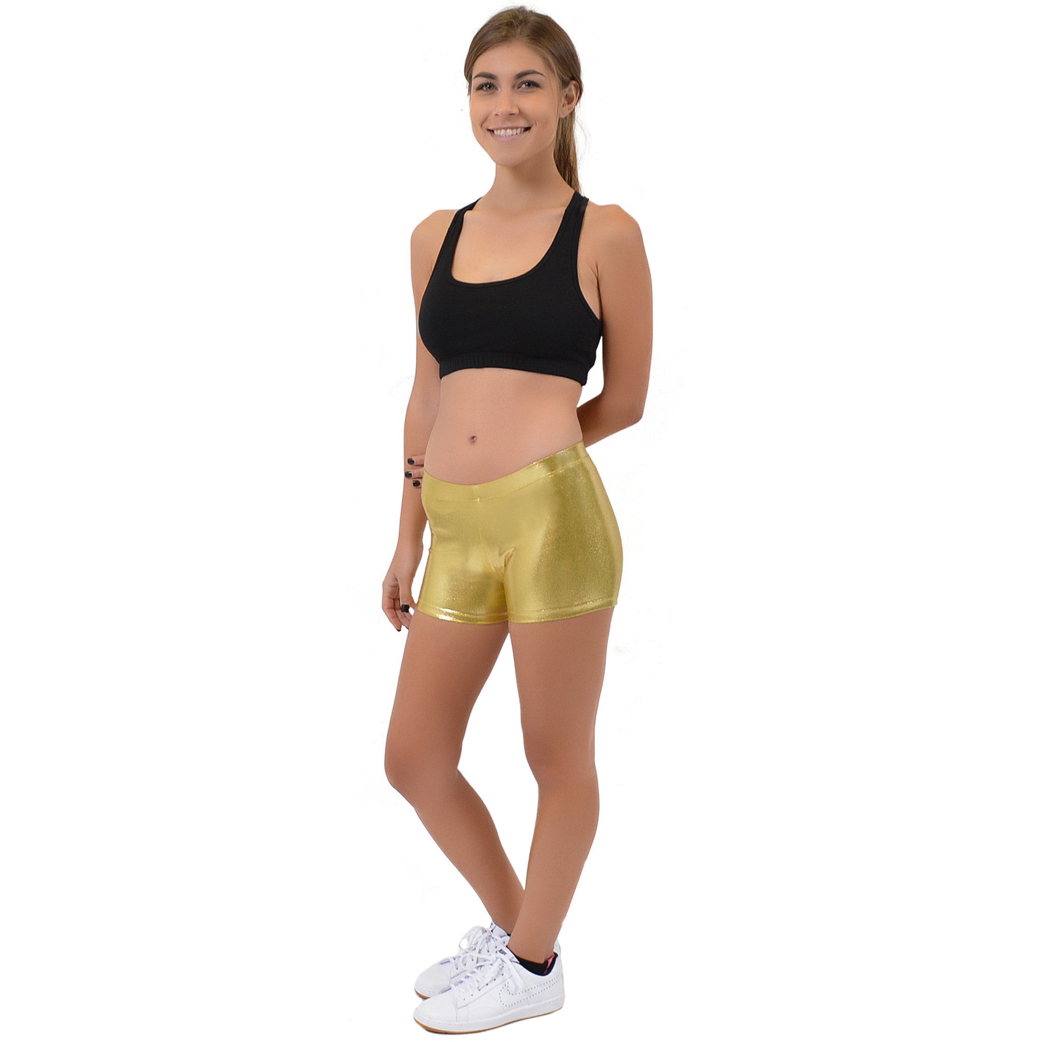 Teamwear Mystique Metallic Booty Shorts