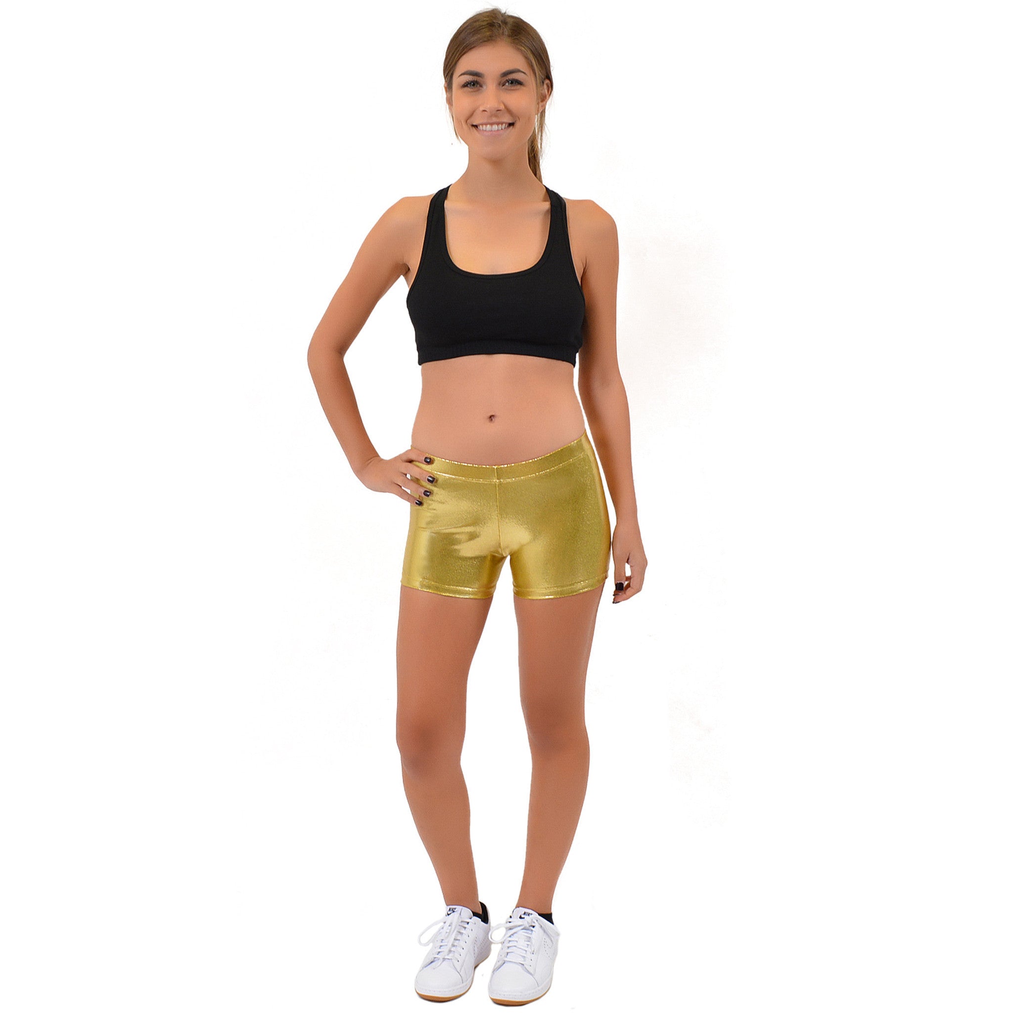 Teamwear Mystique Metallic Booty Shorts
