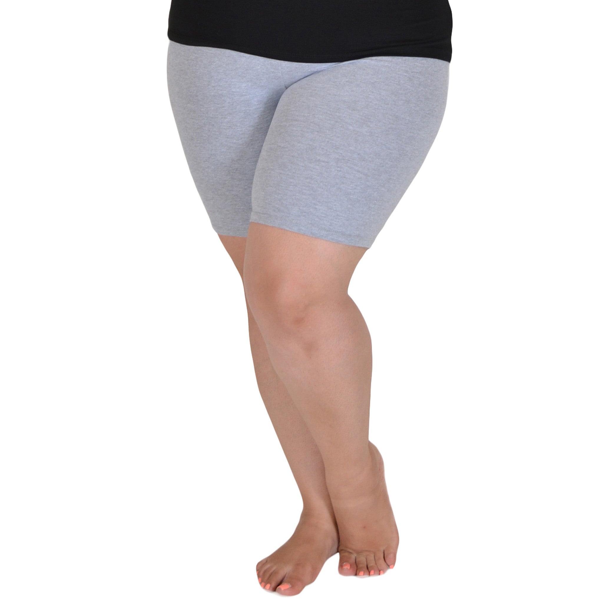 Teamwear Cotton Biker Shorts 1