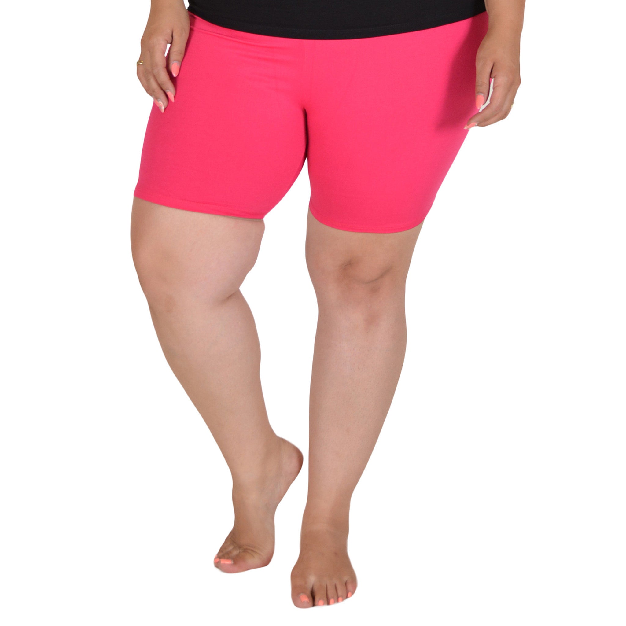 Teamwear Cotton Biker Shorts 1