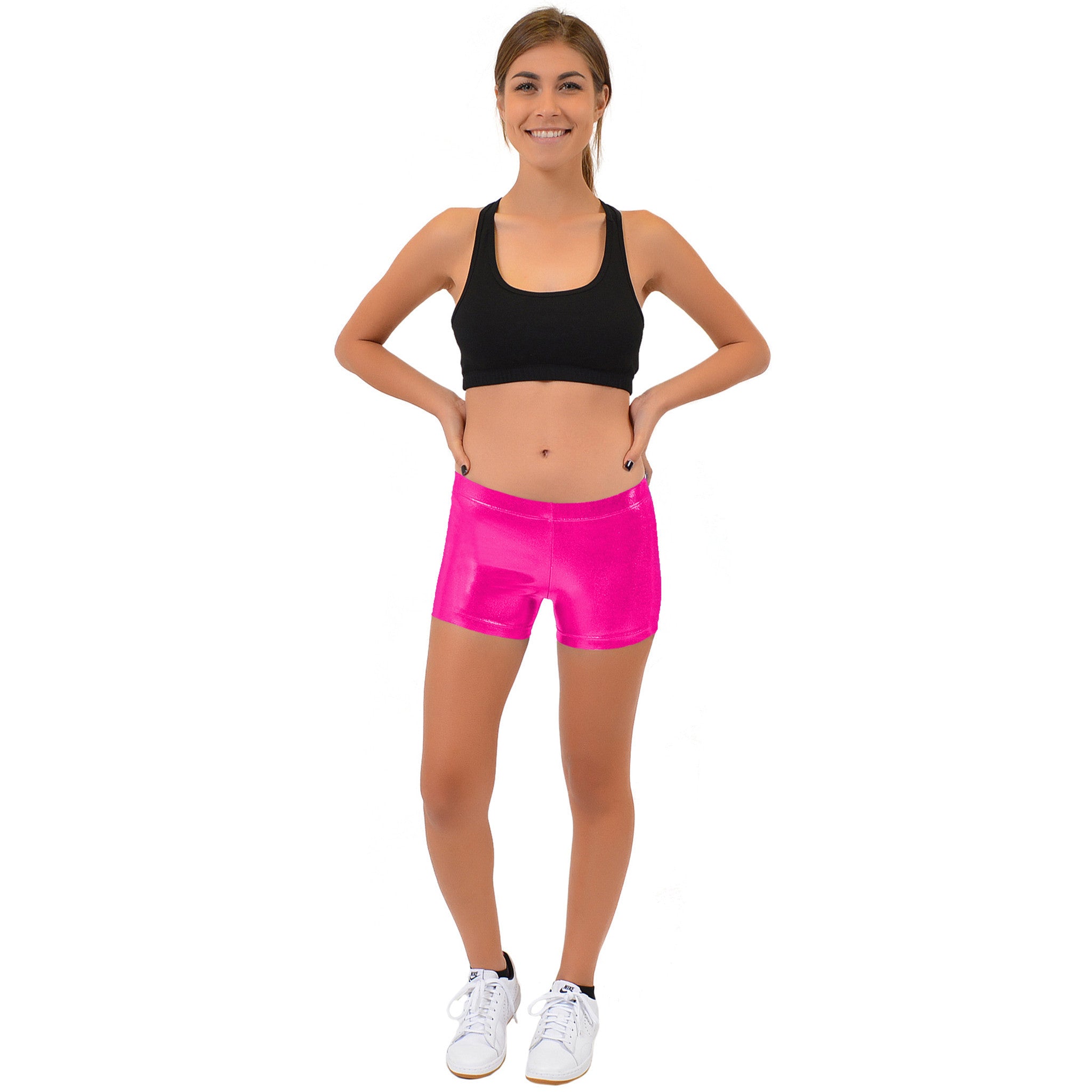 Teamwear Mystique Metallic Booty Shorts