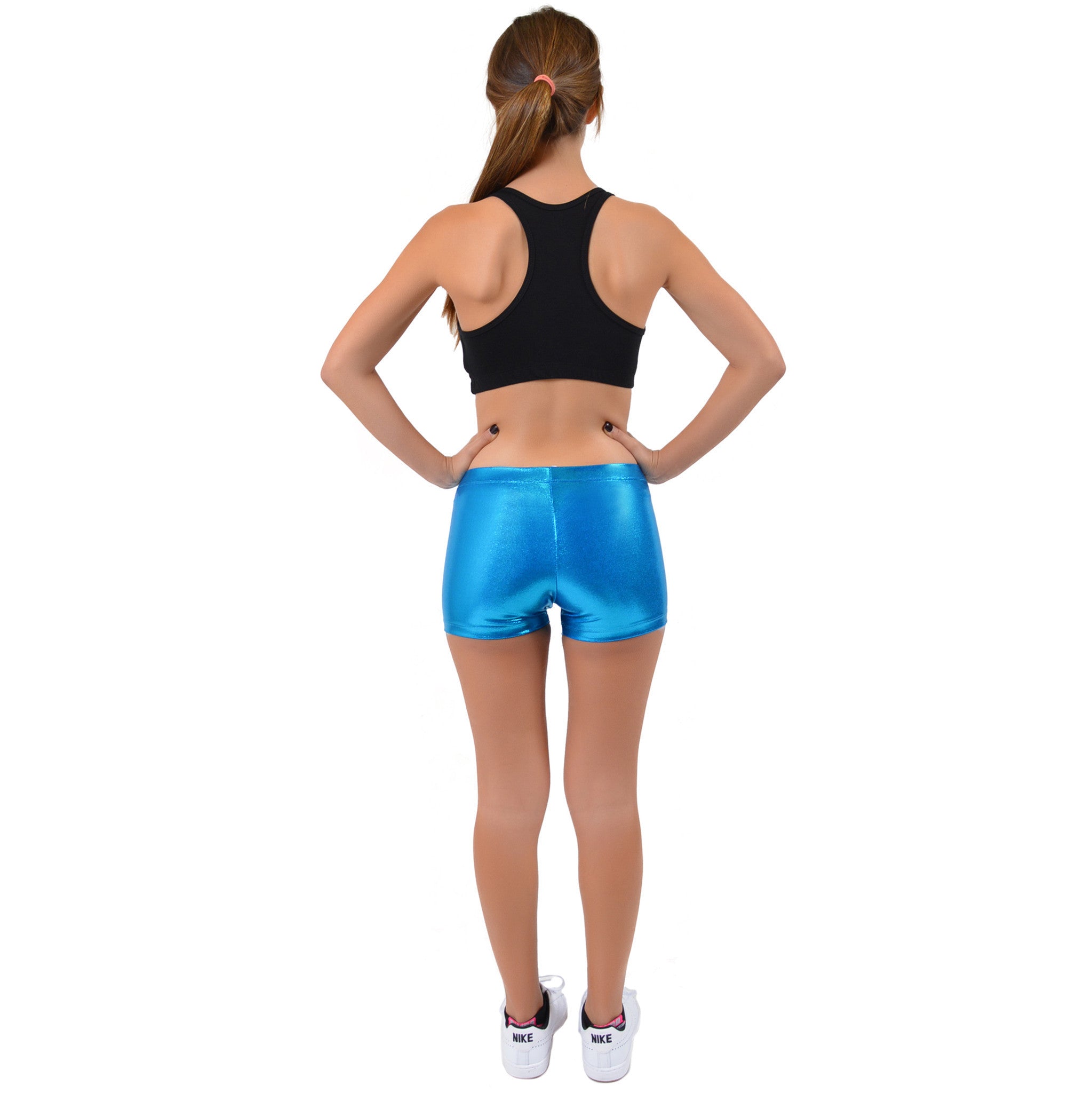 Teamwear Mystique Metallic Booty Shorts