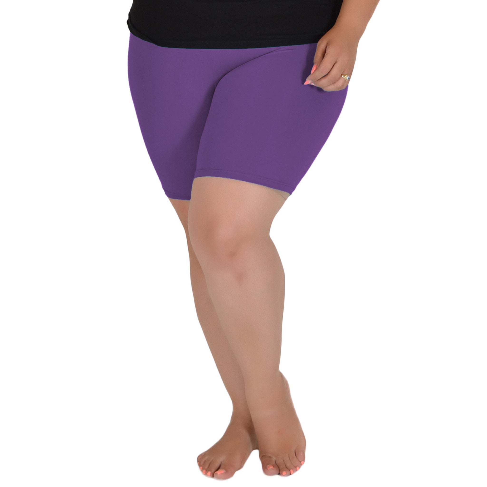 Teamwear Cotton Biker Shorts 1