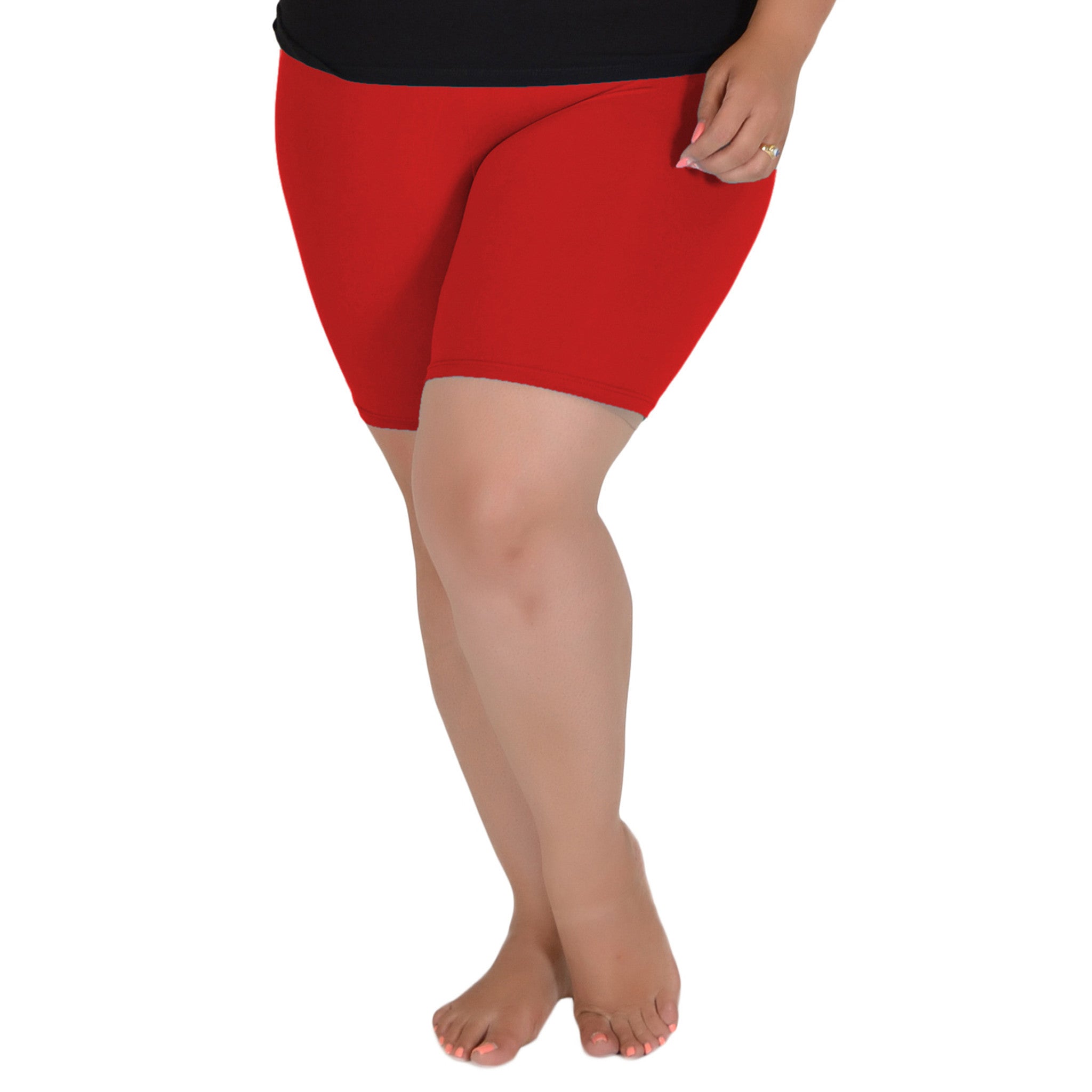 Teamwear Cotton Biker Shorts 1