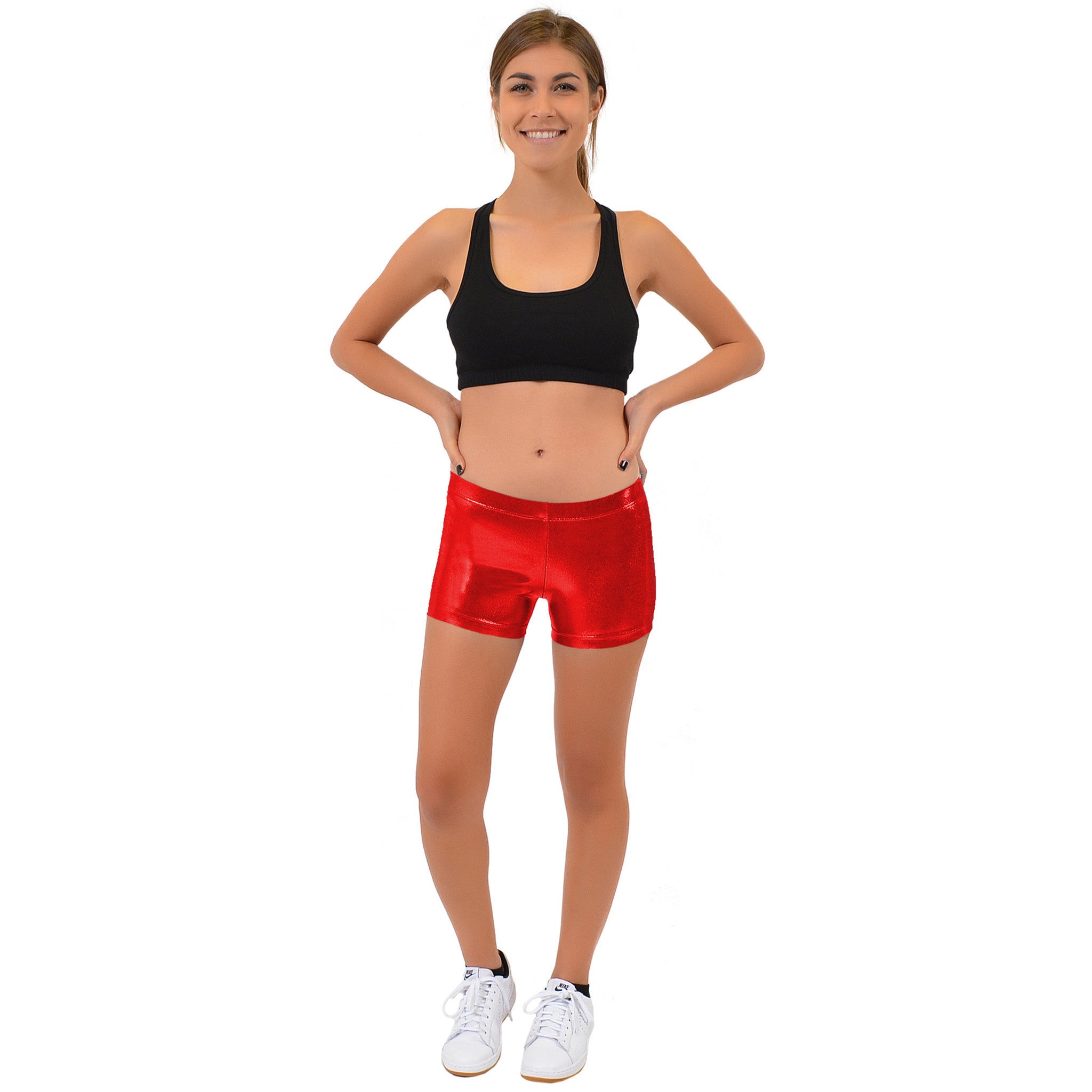 Teamwear Mystique Metallic Booty Shorts