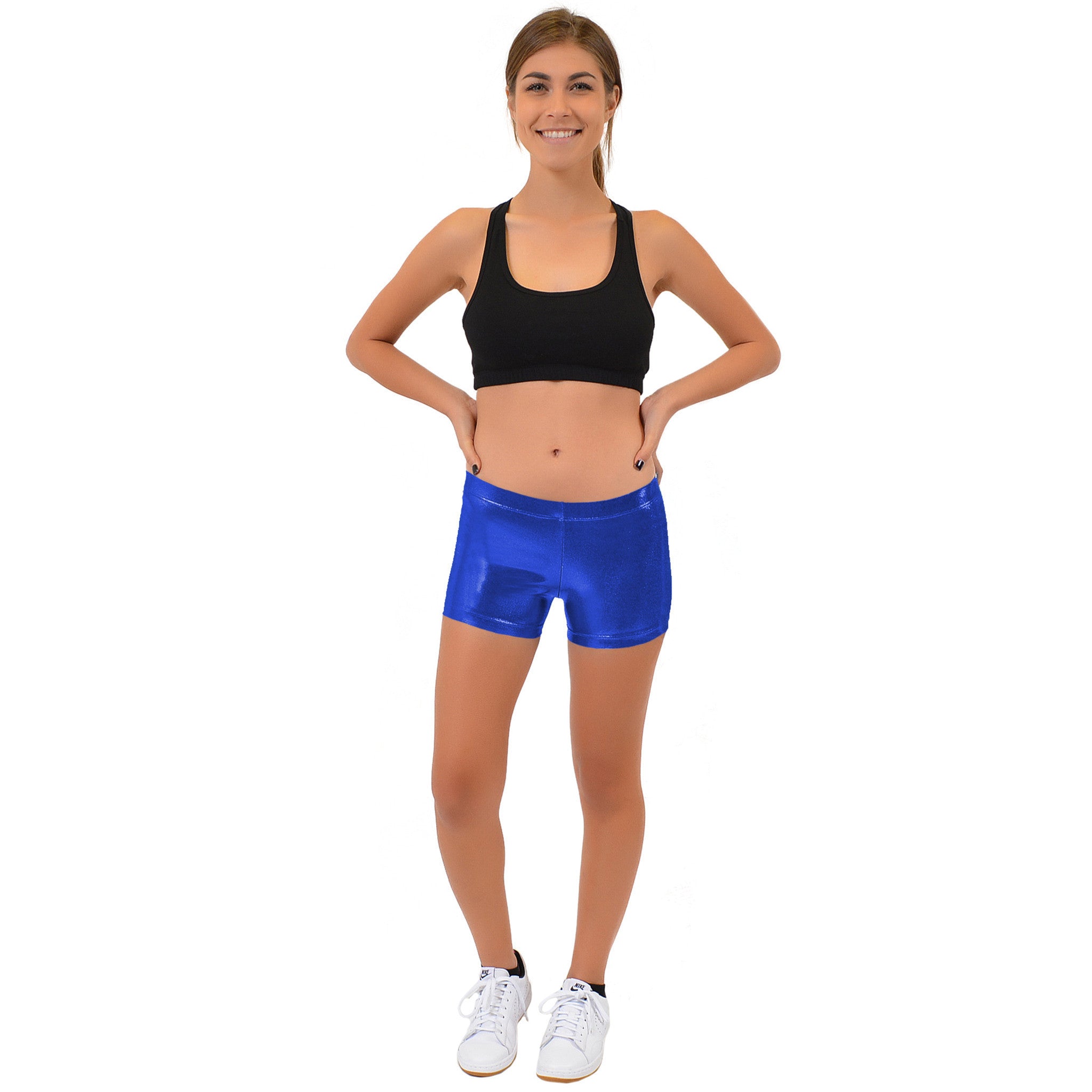 Teamwear Mystique Metallic Booty Shorts