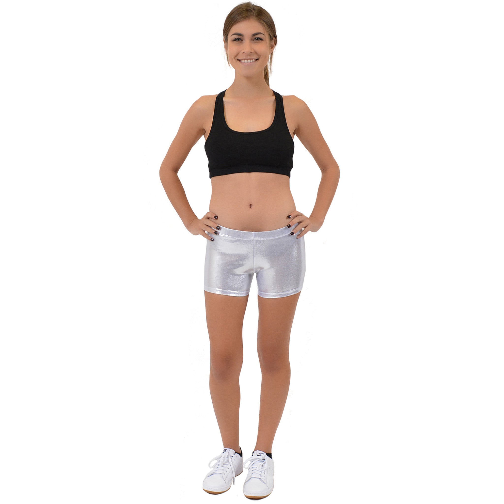 Teamwear Mystique Metallic Booty Shorts