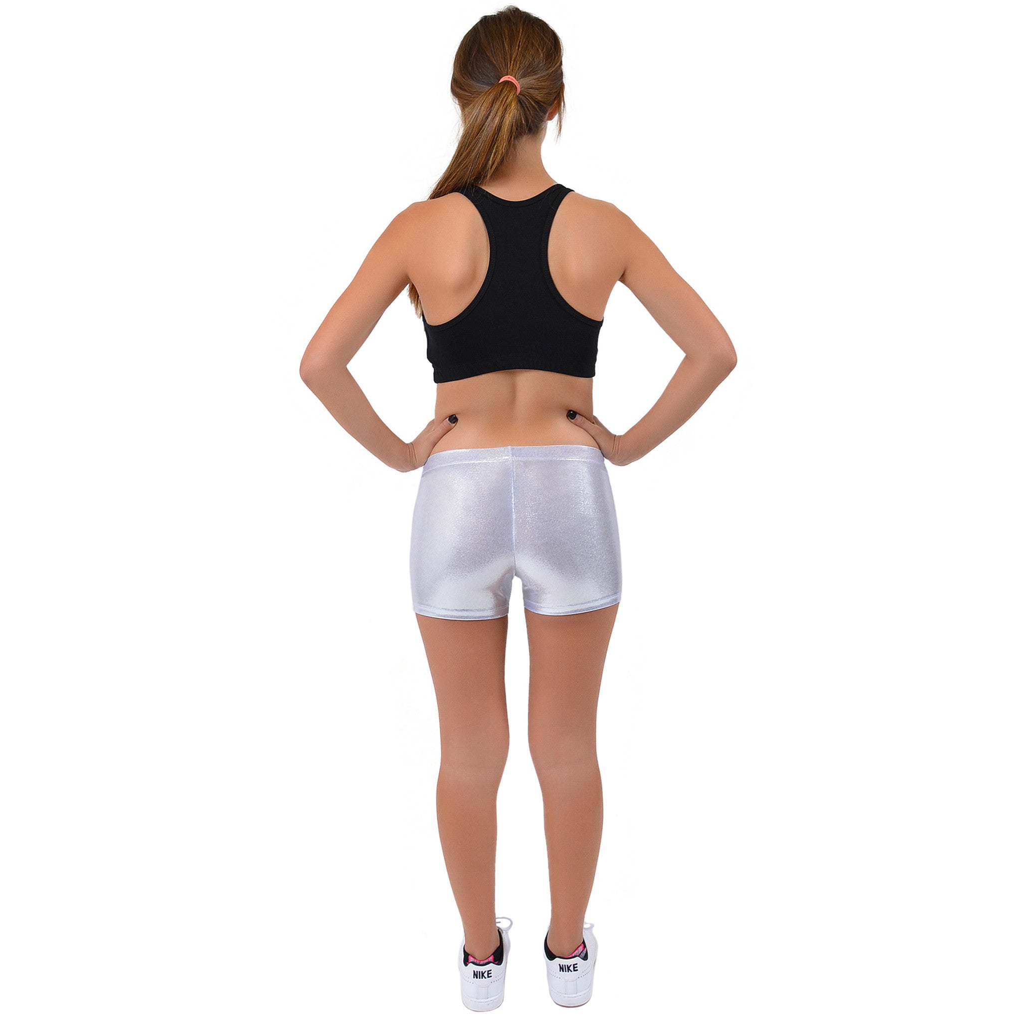 Teamwear Mystique Metallic Booty Shorts