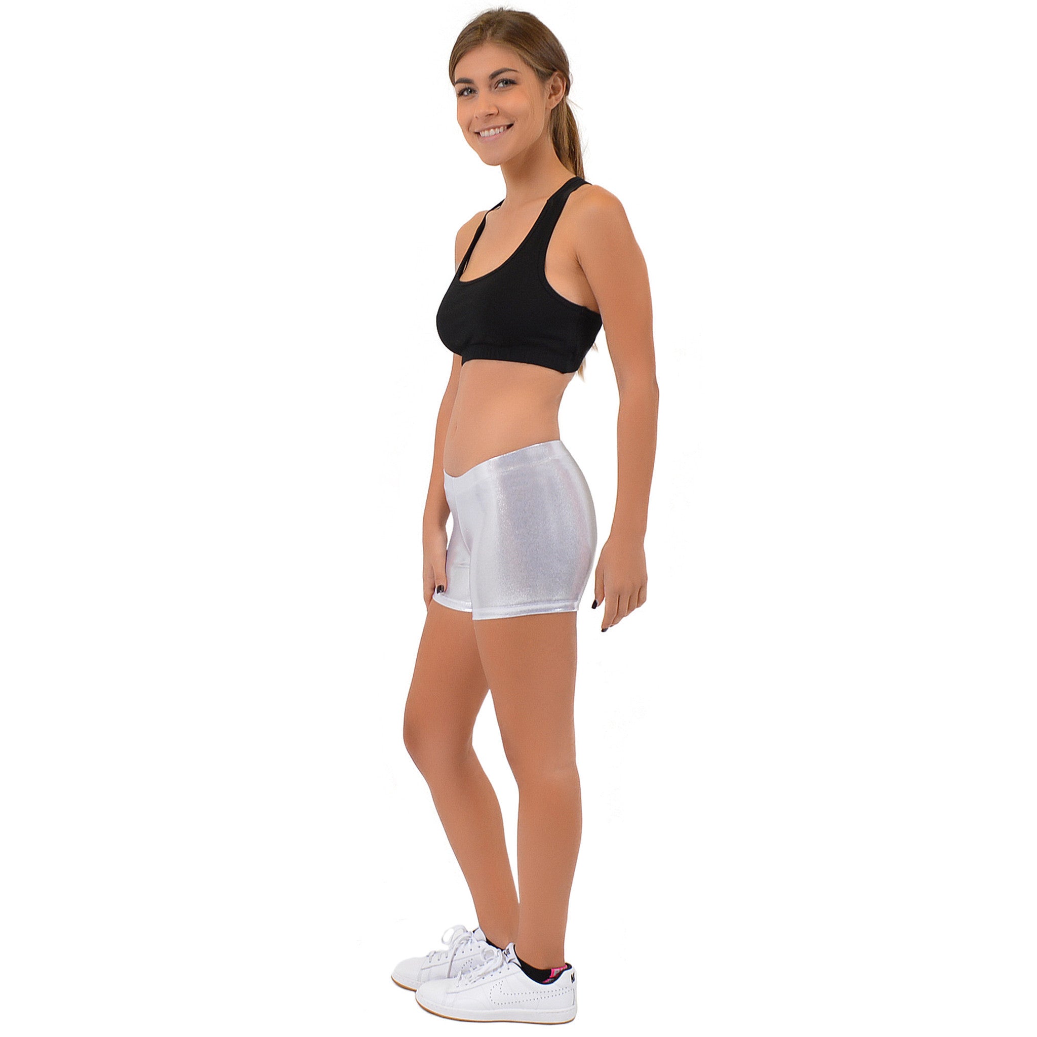 Teamwear Mystique Metallic Booty Shorts