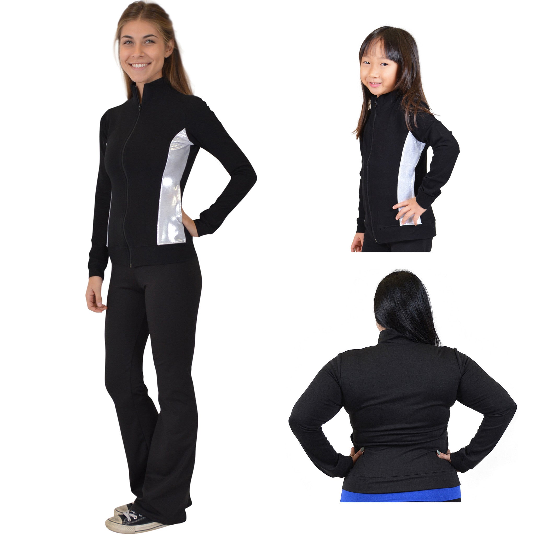 Teamwear Silver Slit Cadet Warmup Jacket