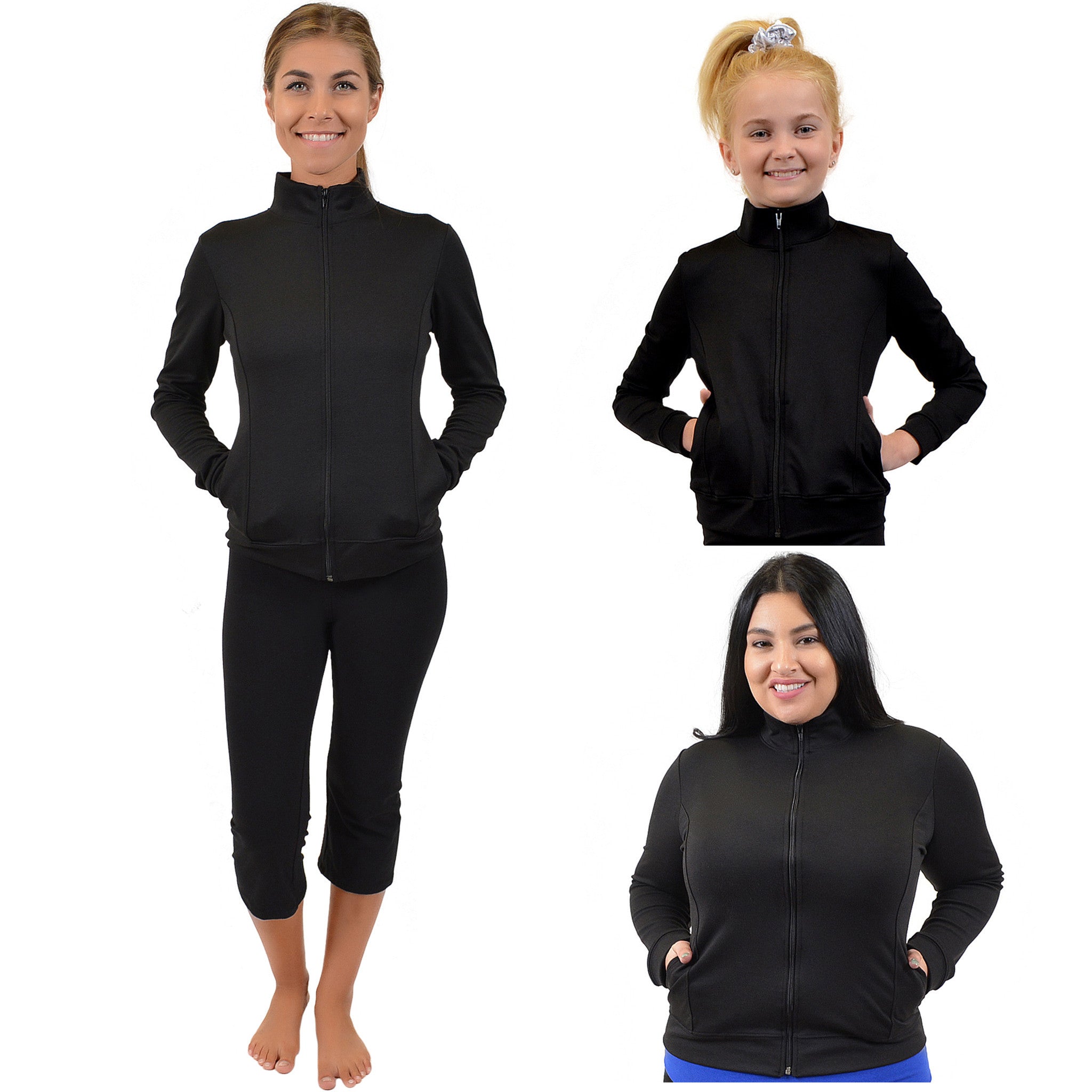 Teamwear Techno Poly/Spandex Cadet Warm Up Jacket