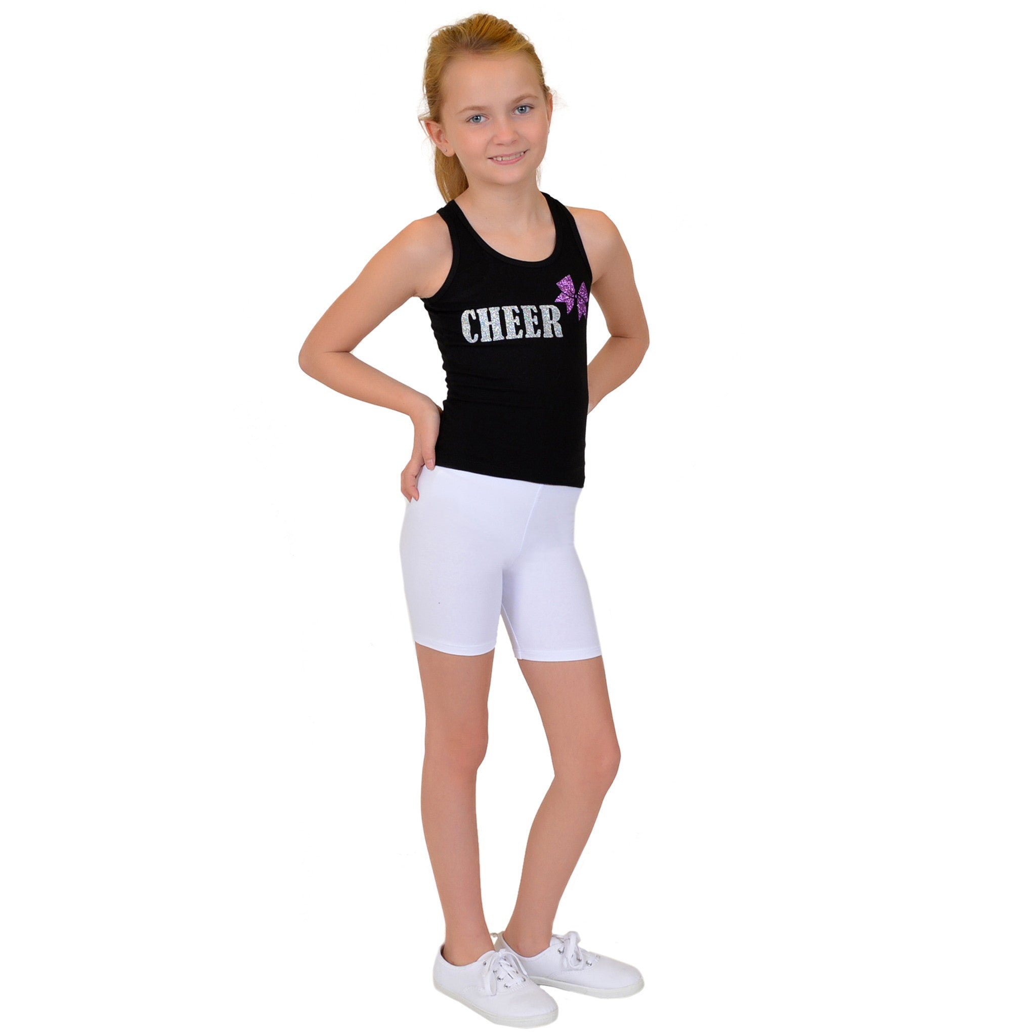 Teamwear Cotton Biker Shorts 1