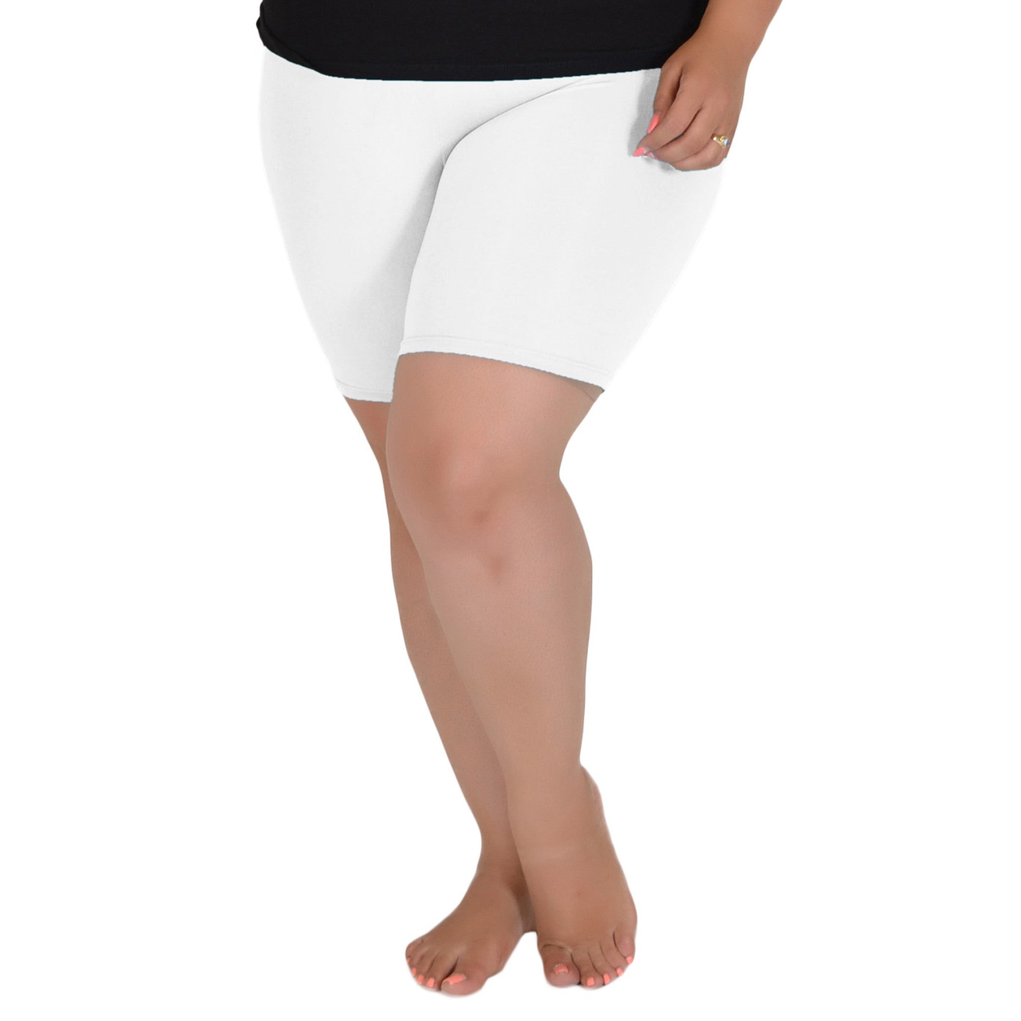 Teamwear Cotton Biker Shorts 3