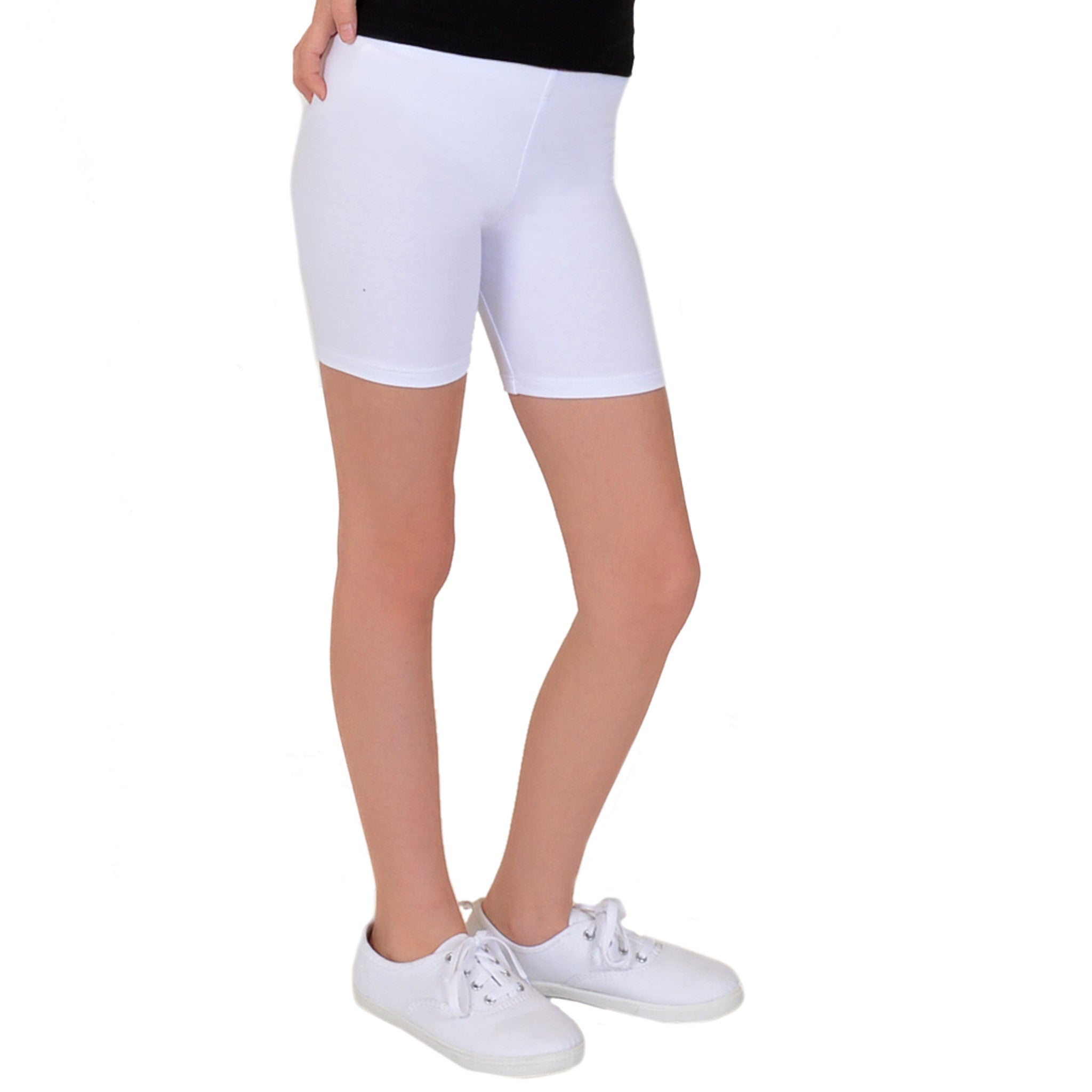 Teamwear Cotton Biker Shorts 1
