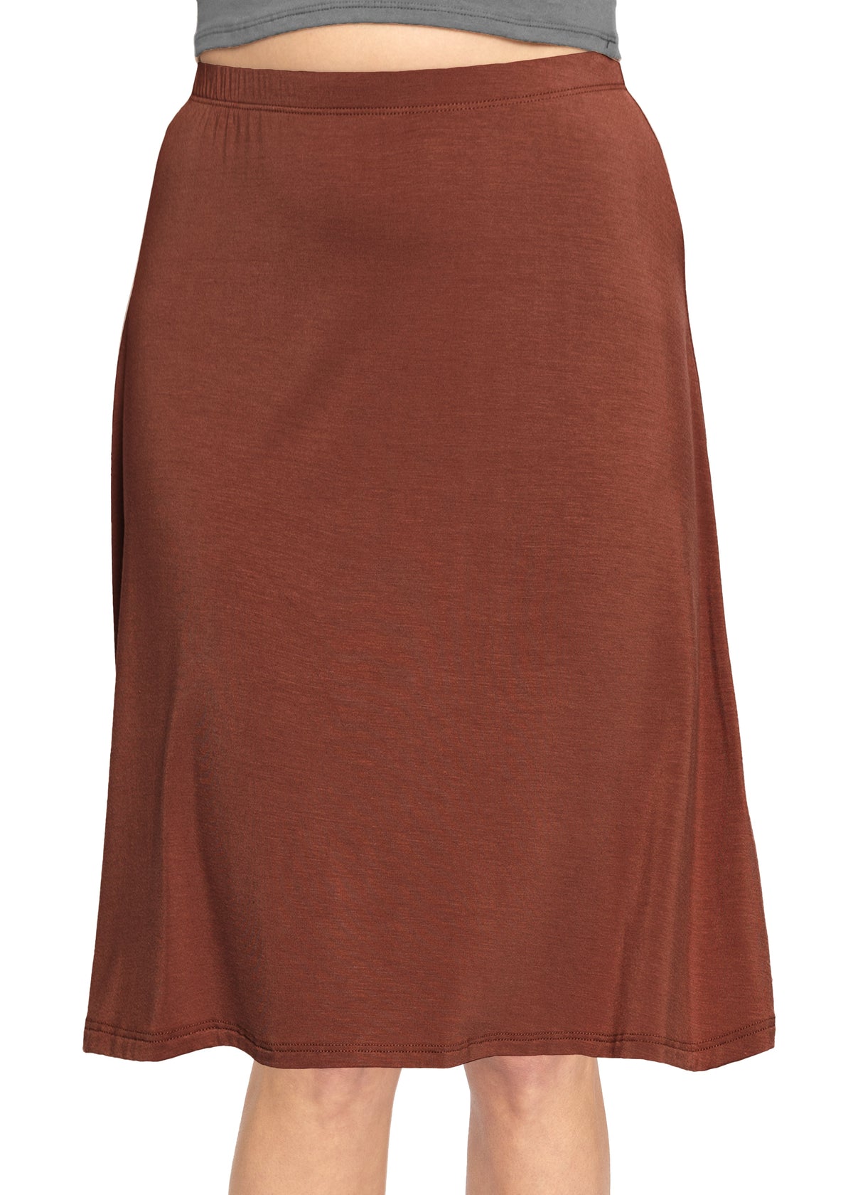 Knee Length A-Line Flowy Skirt