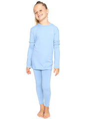 Oh So Soft Youth Girl's Long Sleeve Crew and Leggings Set, Includes Top and Bottom