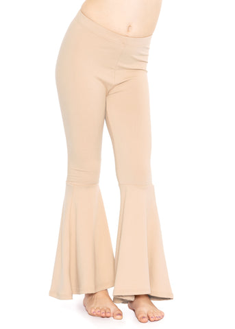 Girl's Stretch Bell Bottoms Flare Pants