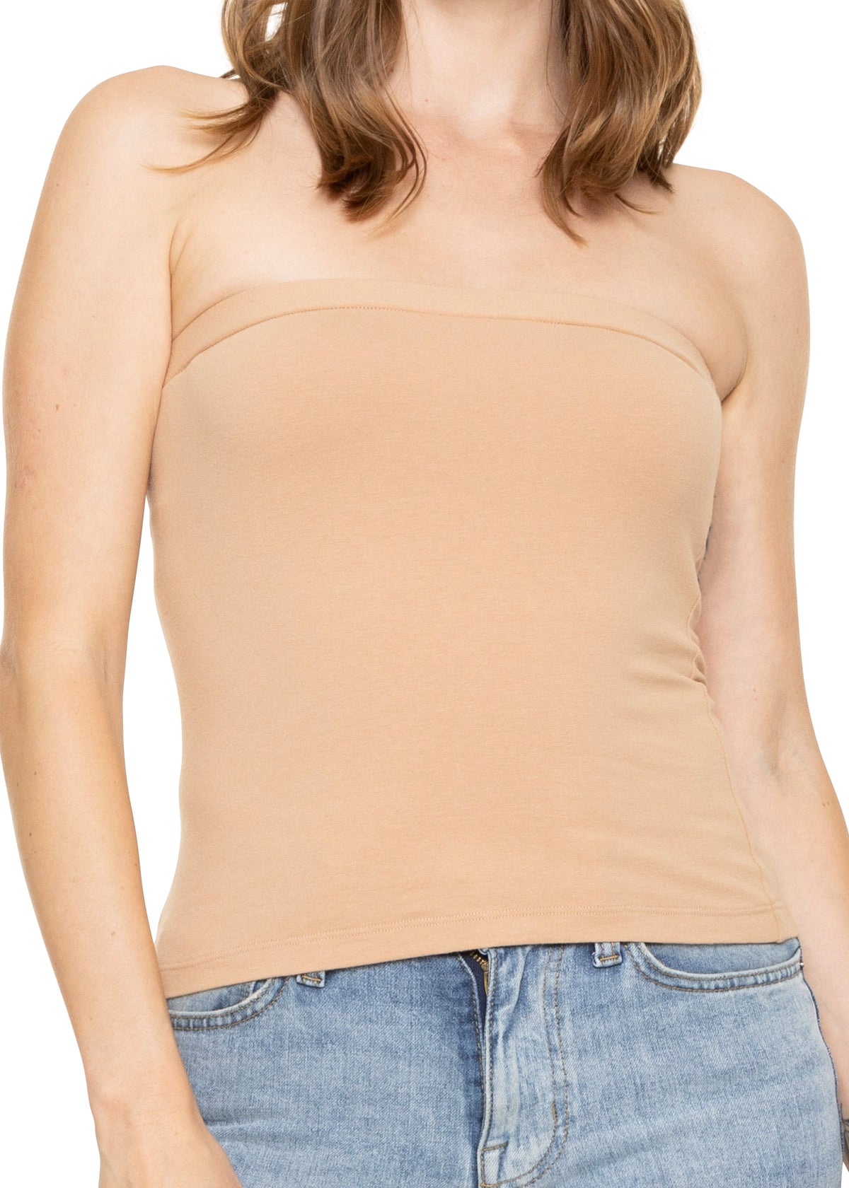 Women's & Plus Mid Length Tube Top