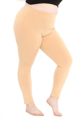 Women's Plus Size Full Length Cotton Leggings