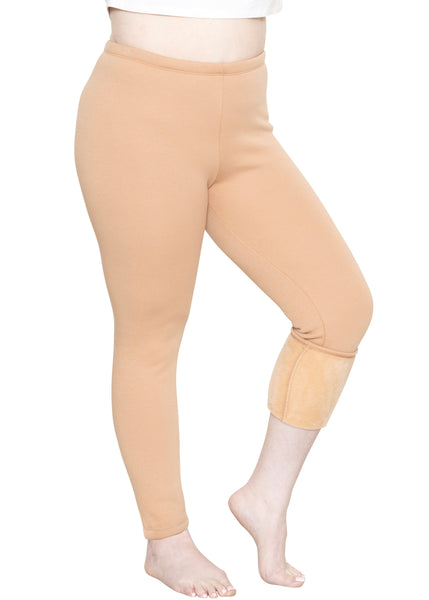 Women's and Plus Women's Plush Minky Fleece Leggings