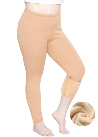 Women's Plus Size Milky Fleece Leggings