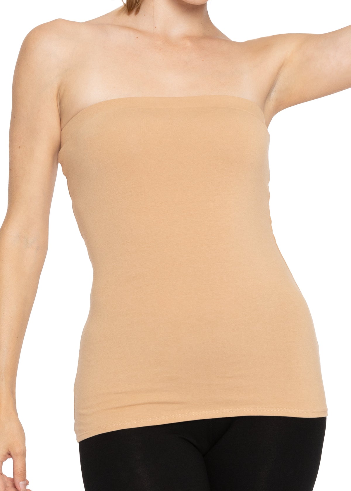 Women's & Plus Long Length Tube Top