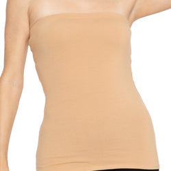 Women's & Plus Long Length Tube Top