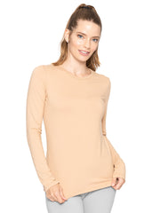 Women's and Plus Oh So Soft Long Sleeve Crew Neck Top