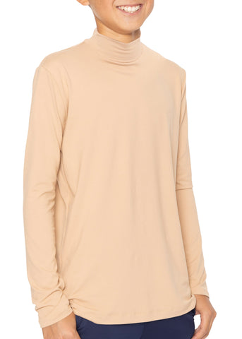 Youth Boy’s Oh So Soft Long Sleeve Mock Neck Top