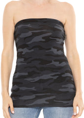 Women's & Plus Long Length Tube Top