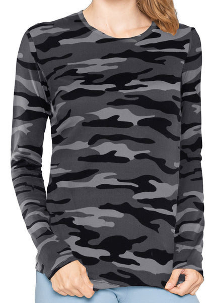 Women's and Plus Oh So Soft Long Sleeve Crew Neck Top