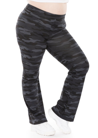 Women's Foldover Plus Size Yoga Pants