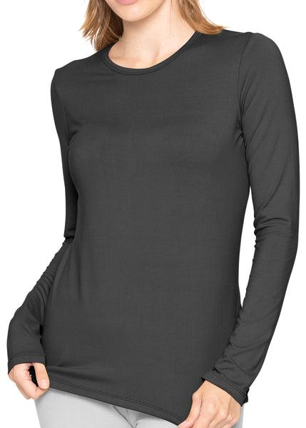 Women’s Oh So Soft Long Sleeve Shirt Base Layer Under Scrubs